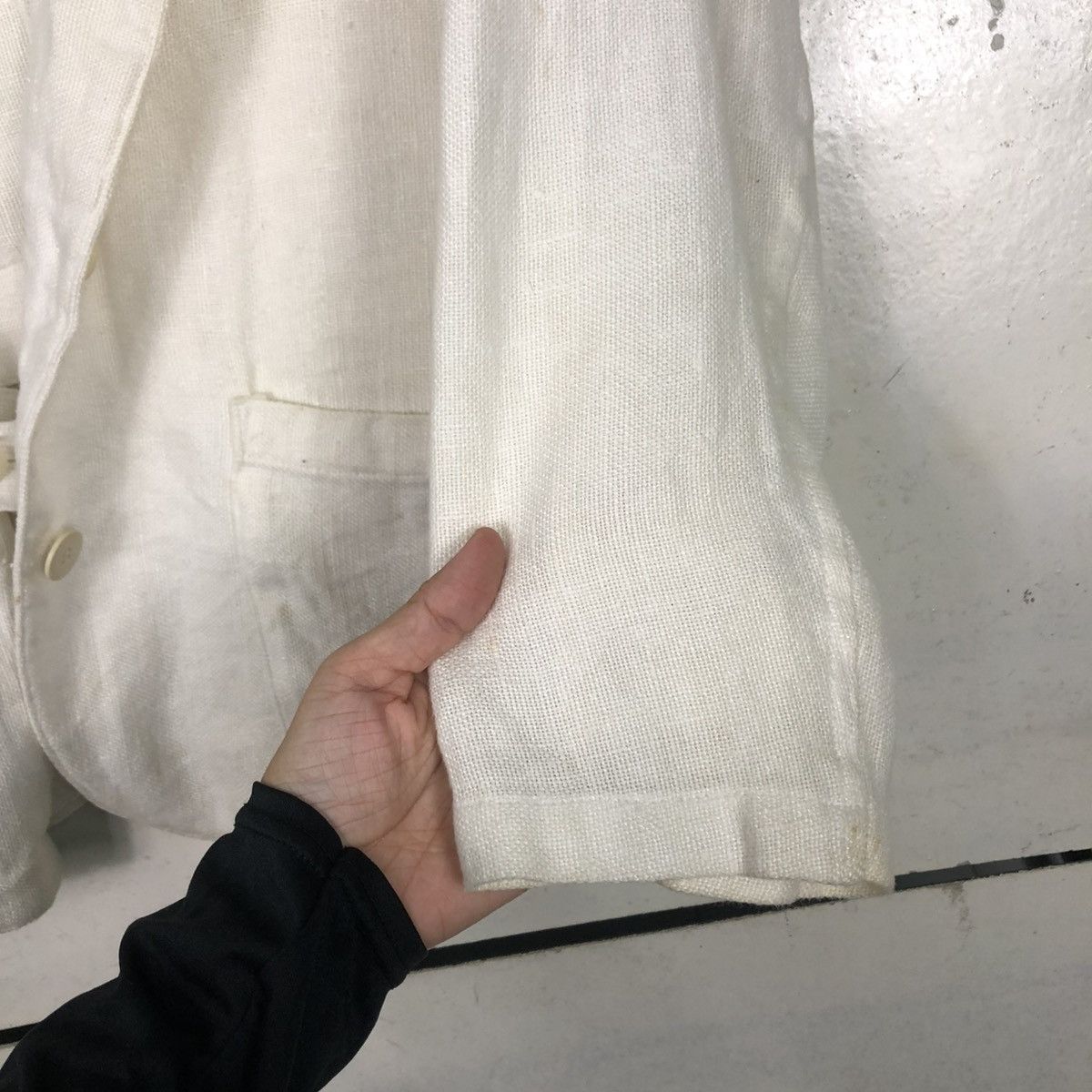Yohji Yamamoto 🔥VINTAGE Y’S YOHJI YAMAMOTO SACKCLOTH DOUBLE BREAST Size US M / EU 48-50 / 2 - 15 Thumbnail