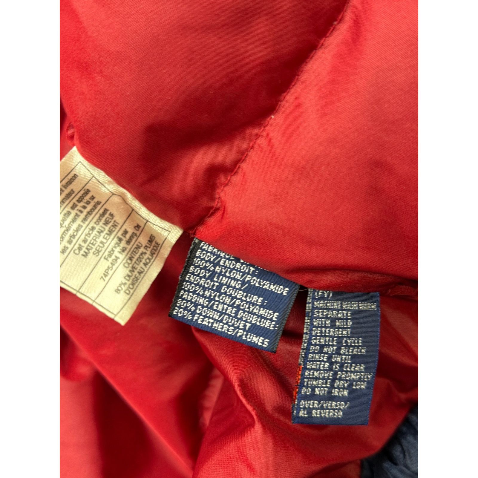 Vintage Vintage 90s Tommy Hilfiger Embroidered Flag Down Size L Size US L / EU 52-54 / 3 - 5 Thumbnail
