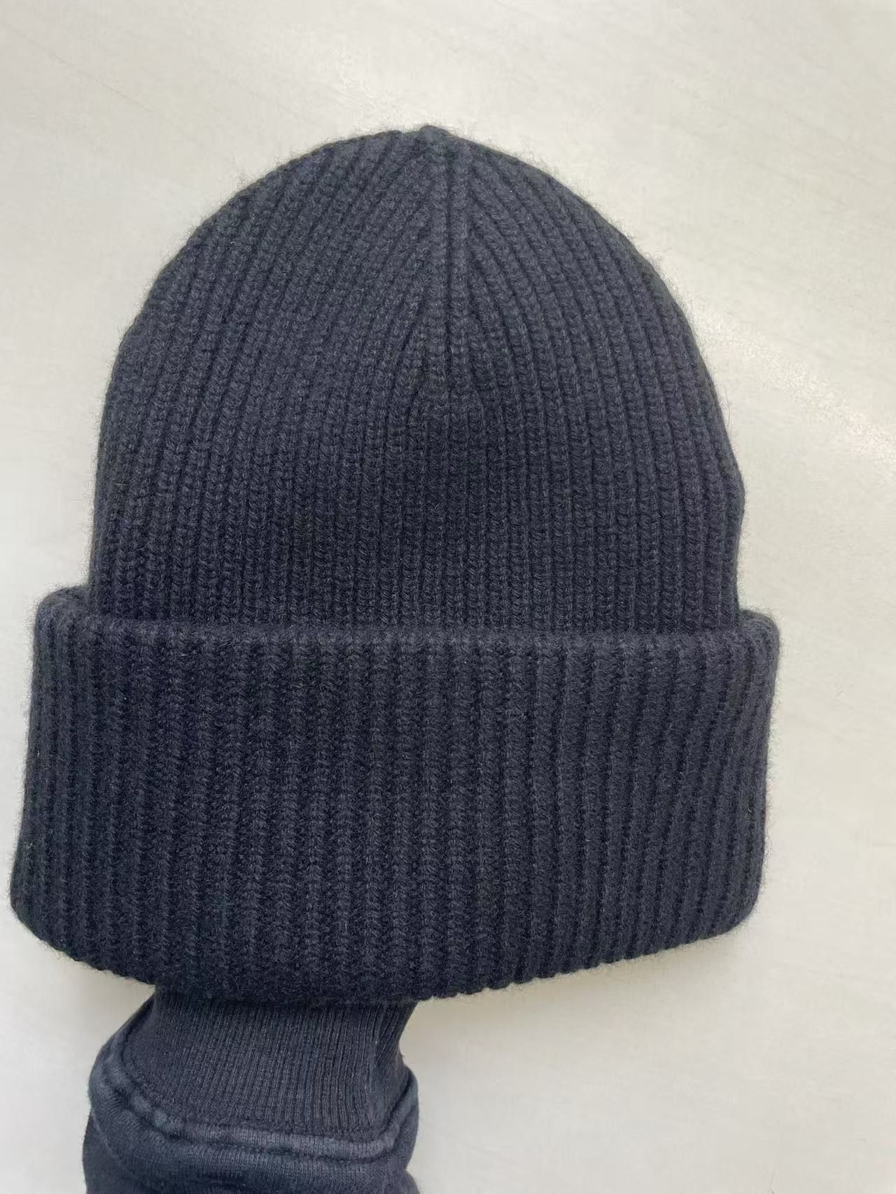 Chanel Chanel CC Cashmere Black Beanie Size ONE SIZE - 4 Thumbnail