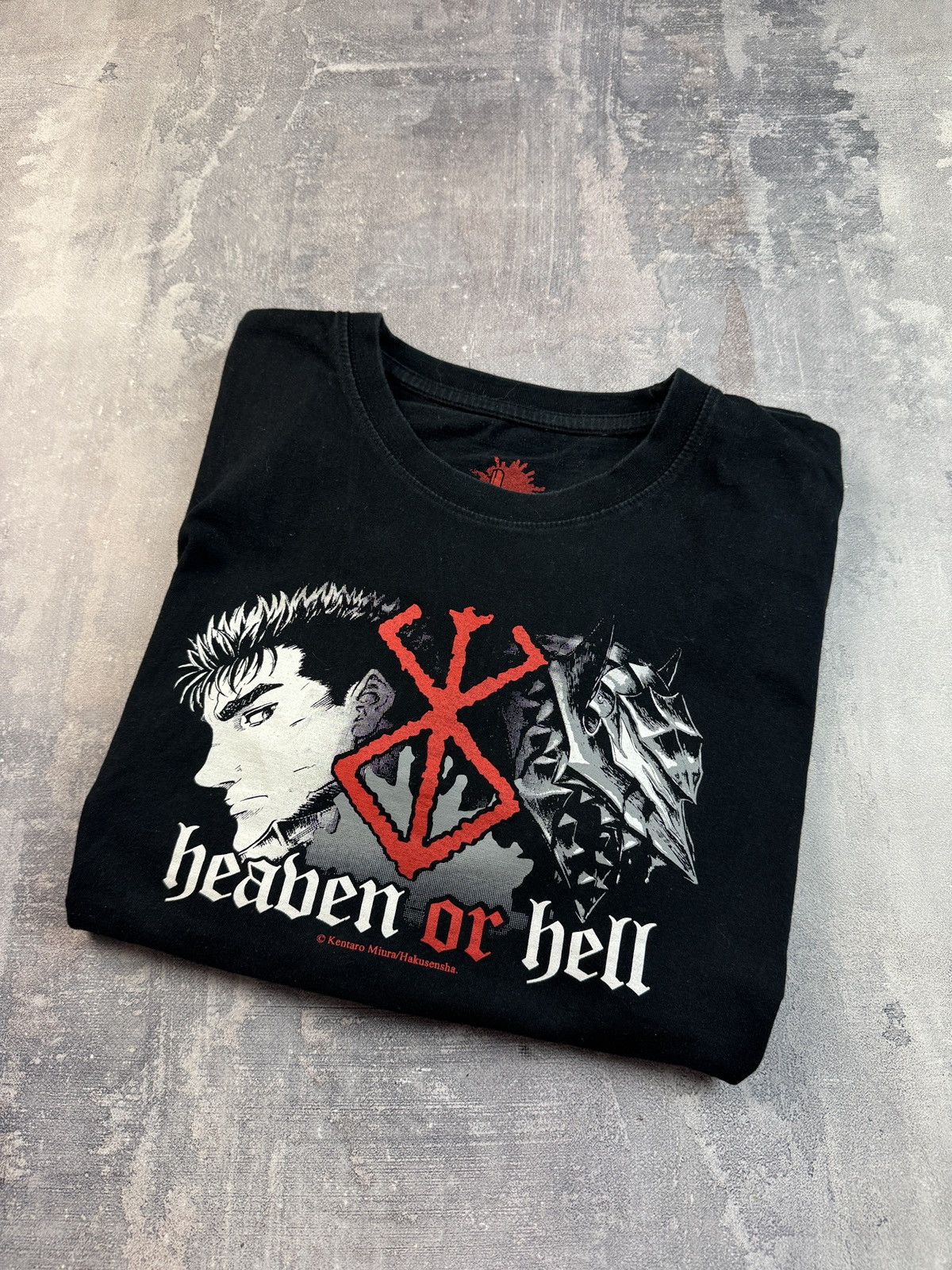 Anime Berserk “Heaven or Hell” Tee – Art of War T-shirt Size US L / EU 52-54 / 3 - 5 Thumbnail