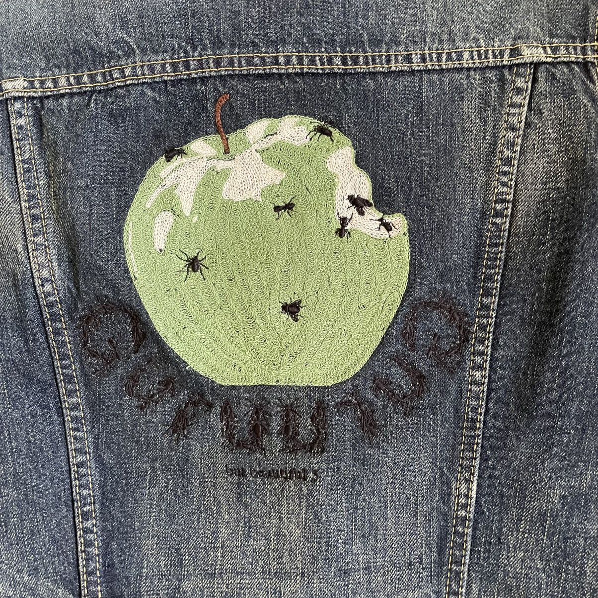 Undercover Undercover Guruguru Insect Bug Apple Denim Jacket Size US M / EU 48-50 / 2 - 6 Thumbnail