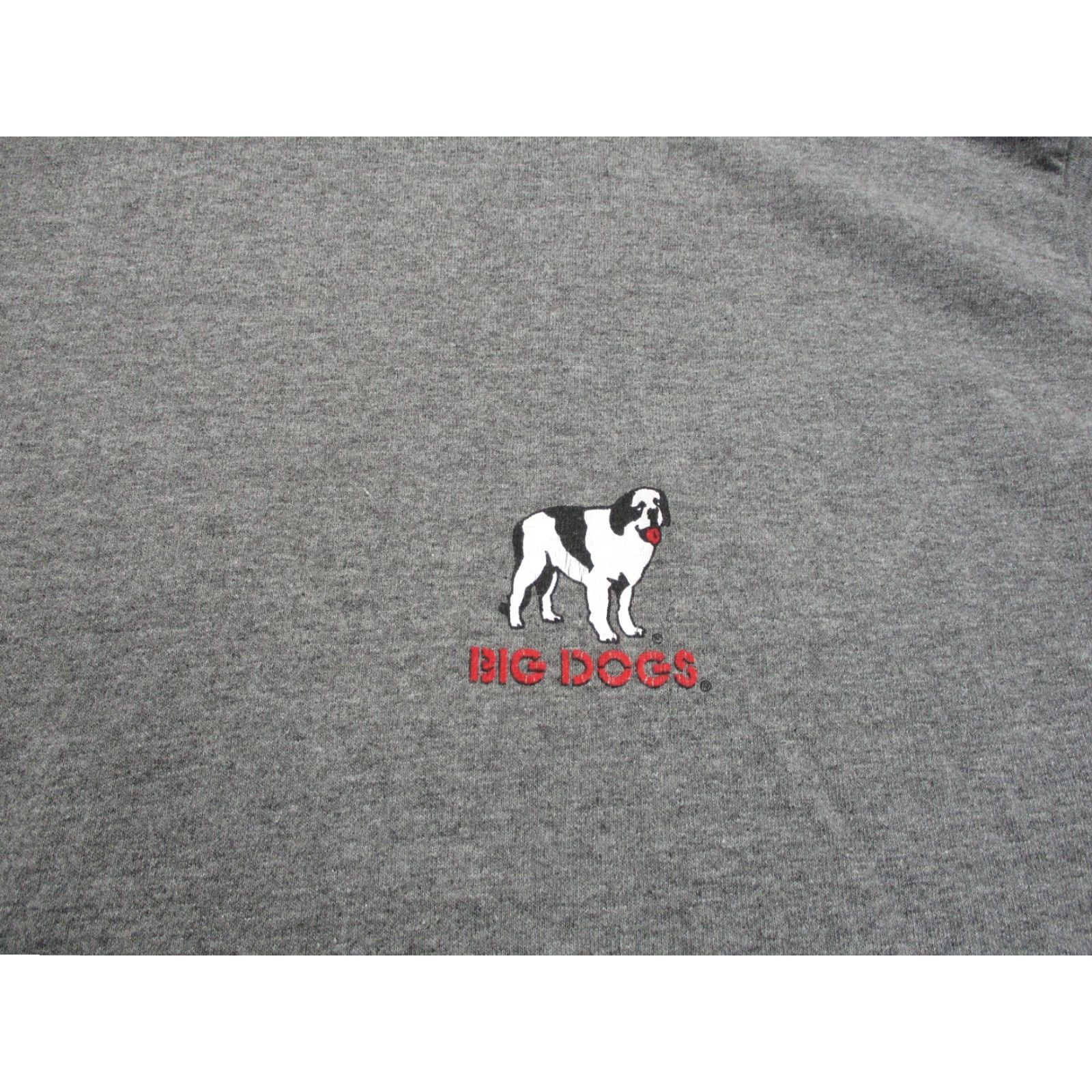 Big Dogs VINTAGE Big Dogs T Shirt Mens XL Gray Cotton Knit Logo Short Sleeve Crew Neck T-Shirt Graphic Tee USA Retro Dad Beer Animals Size US XL / EU 56 / 4 - 5 Thumbnail