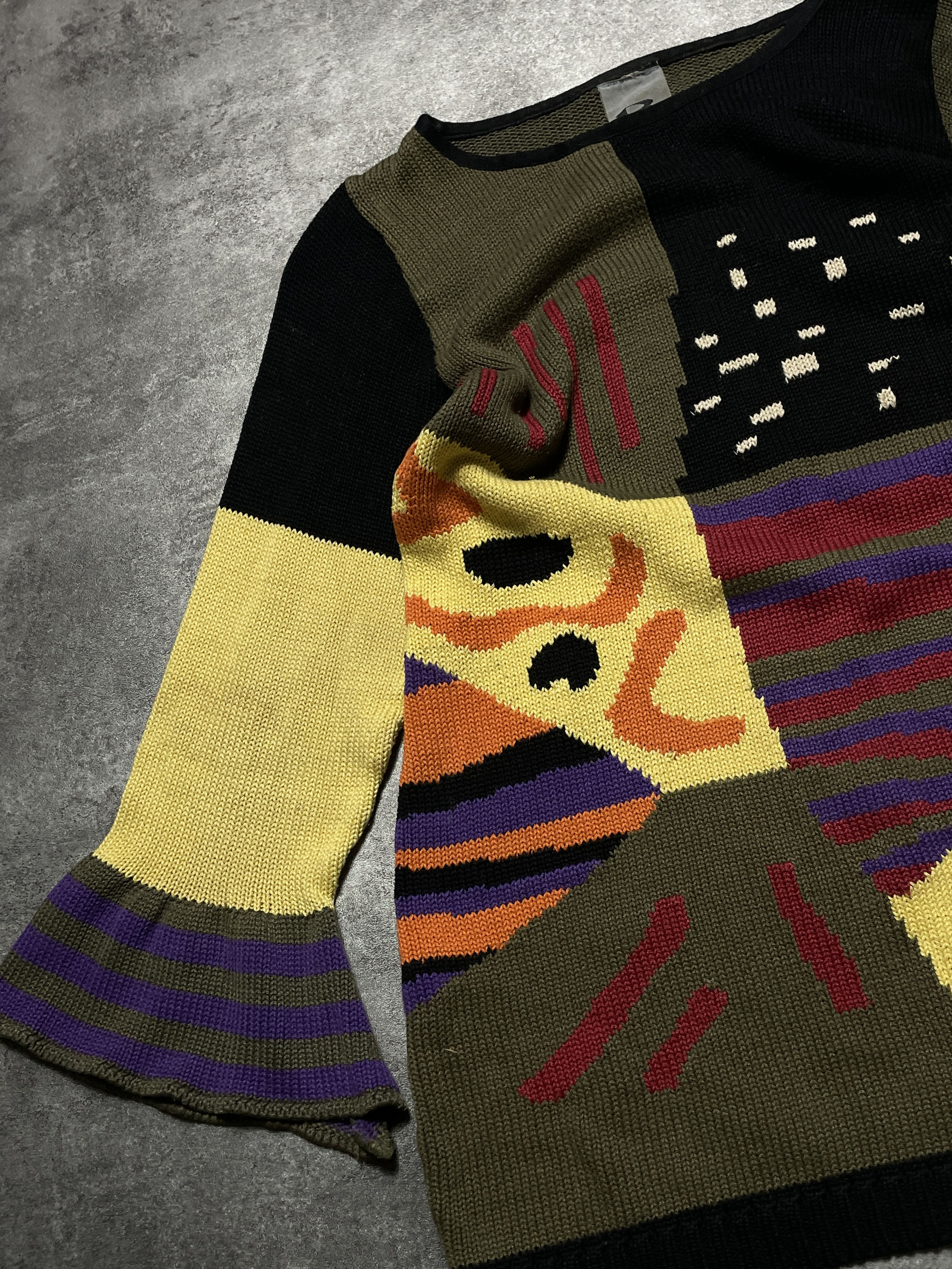 Vintage Avant Garde Knitwear Vintage 90s Sweater Size M / US 6-8 / IT 42-44 - 4 Thumbnail