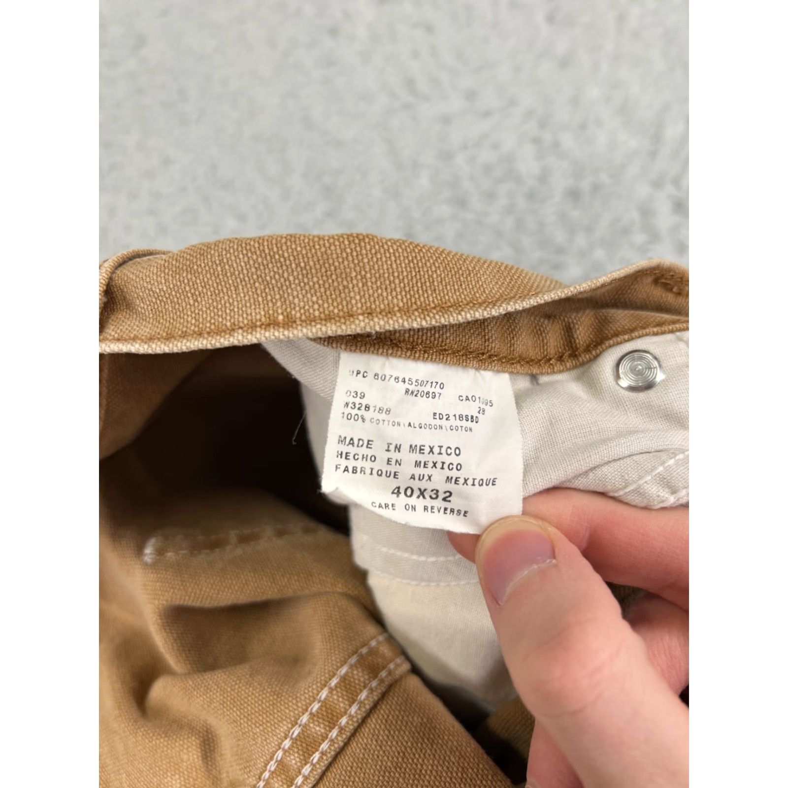 Dickies Dickies Pants Mens 40 Beige Durable Duck Fabric 100% Cotton Workwear Dickies 874 Chino Straight 5-Pocket 32 Inseam Mens Beige Pants Size US 40 / EU 56 - 3 Thumbnail
