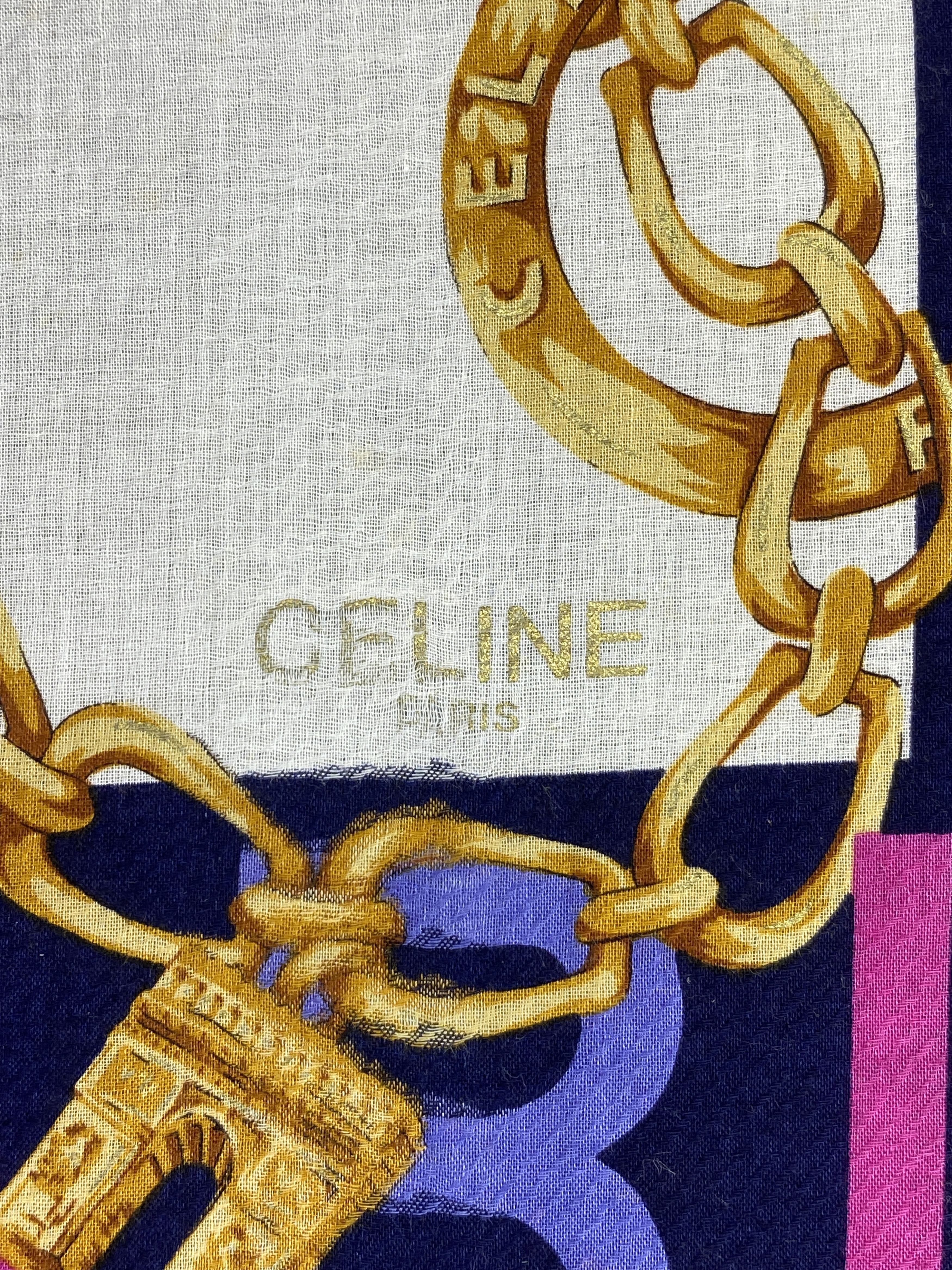 Celine Vintage Celine Handkerchief / Neckerchief KT0133 Size ONE SIZE - 7 Thumbnail