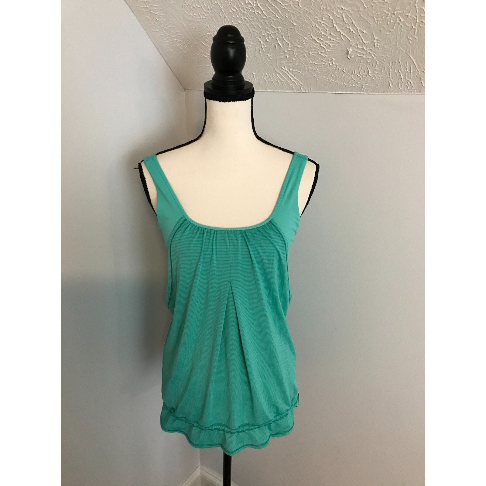 Lululemon Lululemon Run Times Heathered Bali Breeze Tank Top Size M / US 6-8 / IT 42-44 - 1 Thumbnail