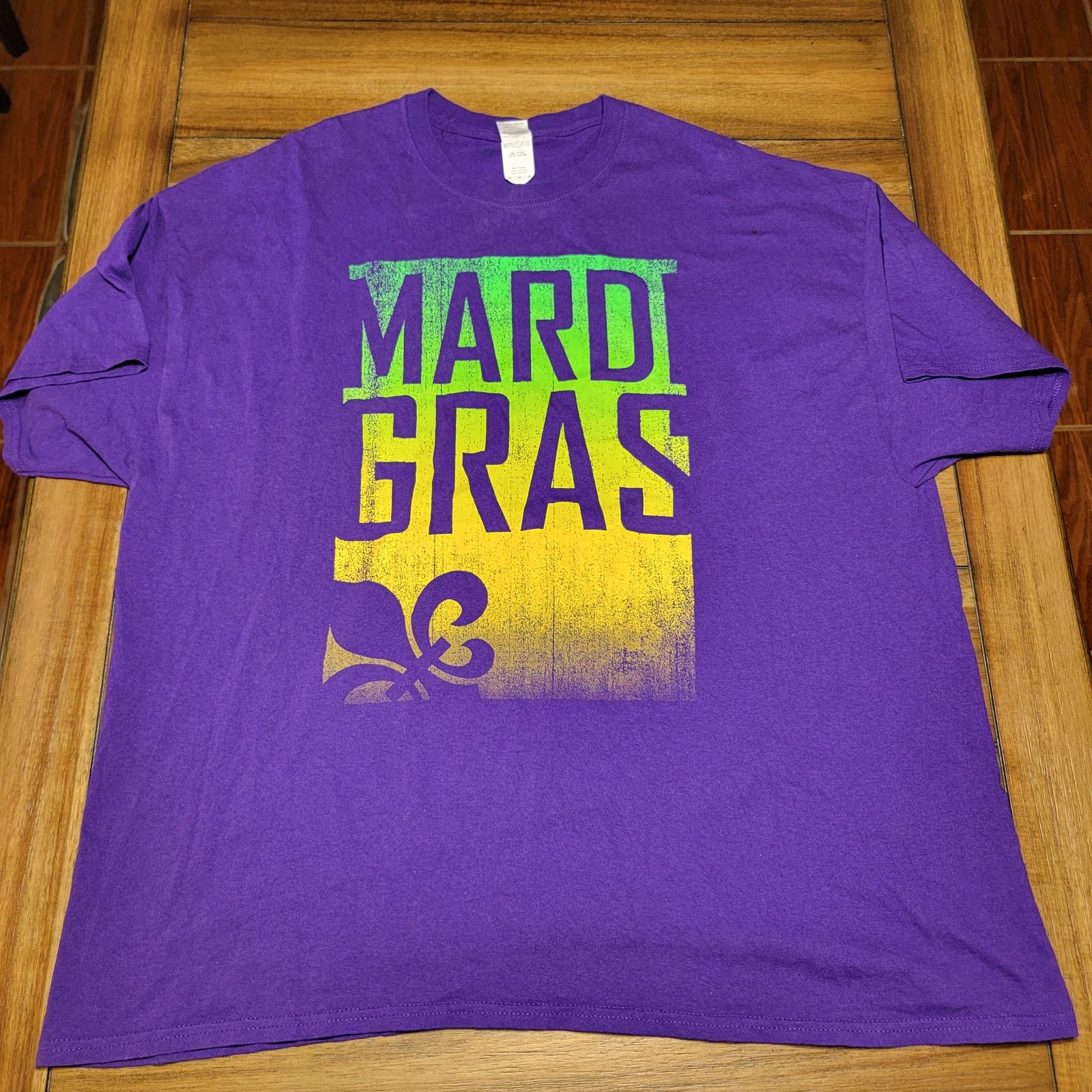 Gildan Purple Mardi Gras Unisex Tee (Gildan) - Size 3XL Size US XXL / EU 58 / 5 - 1 Thumbnail