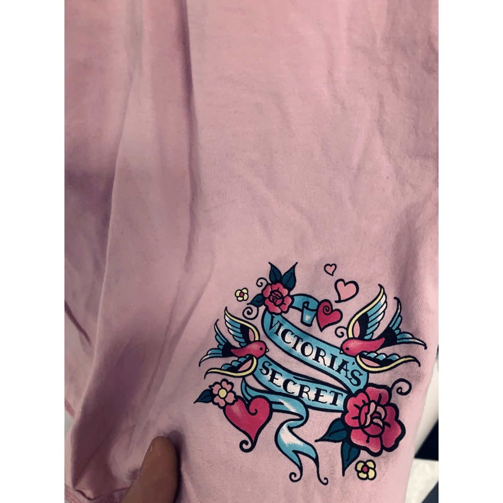 Victoria's Secret Victoria's Secret Long Sleeve Sleepshirt Dress Women L Pink Size L / US 10 / IT 46 - 2 Thumbnail