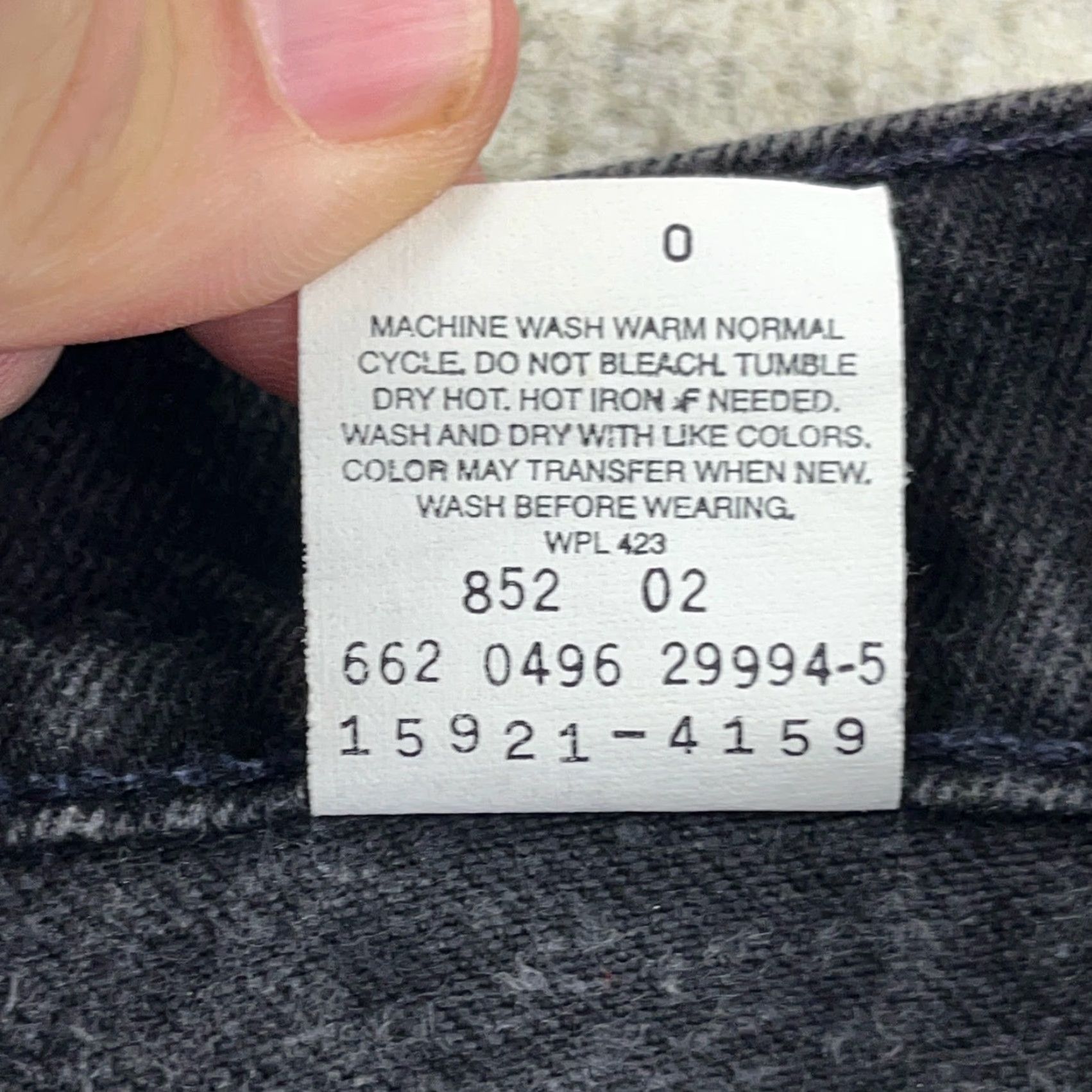 Levi's VINTAGE Levi's 921 Jeans Women 12 Tapered Black 29x31 USA 80s 90s Jeans Womens Size 34" / US 12 / IT 48 - 6 Thumbnail