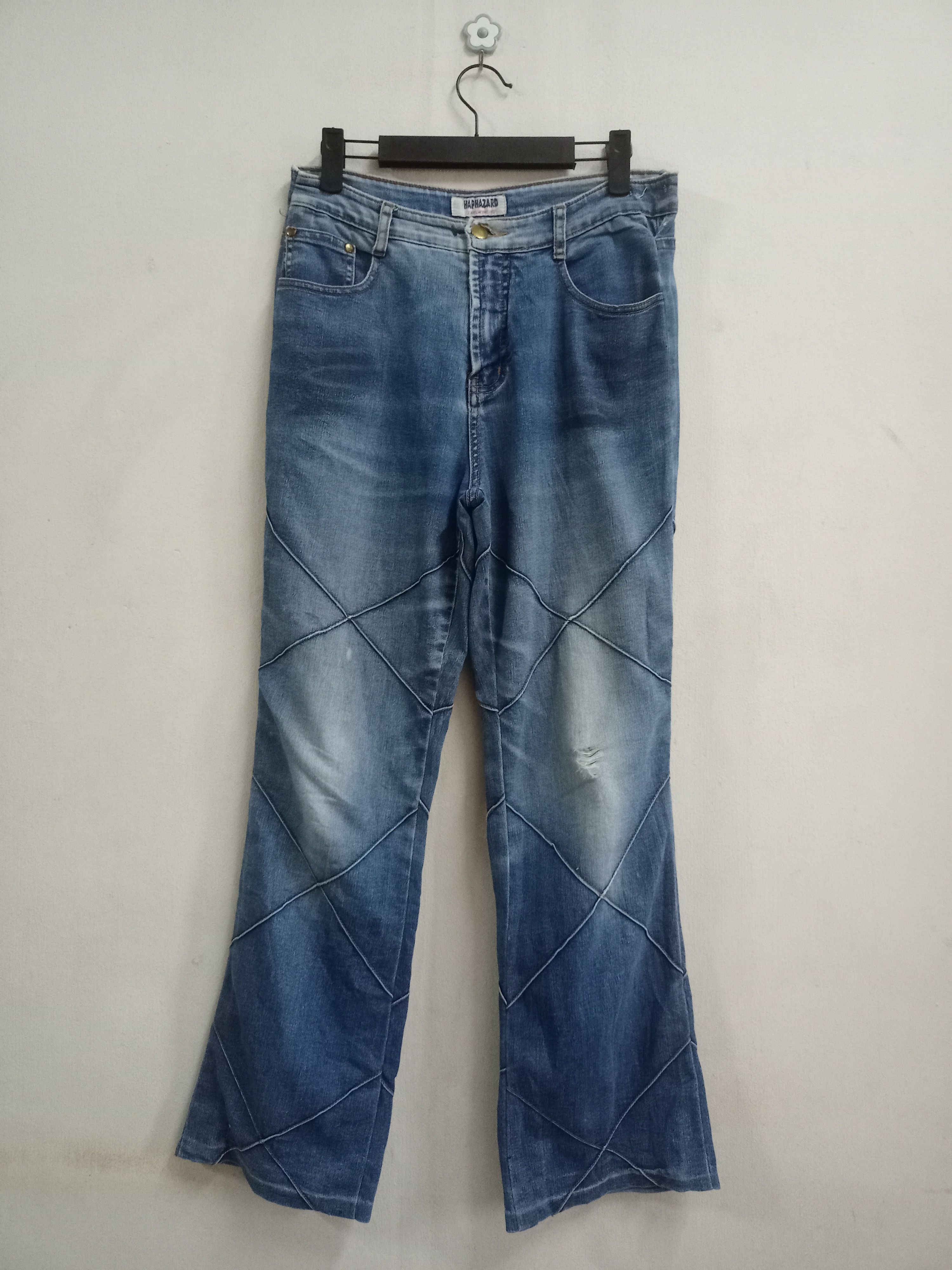Japanese Brand Vintage Japanese Brand Blue Wash Flare Jeans Size 29" - 1 Thumbnail