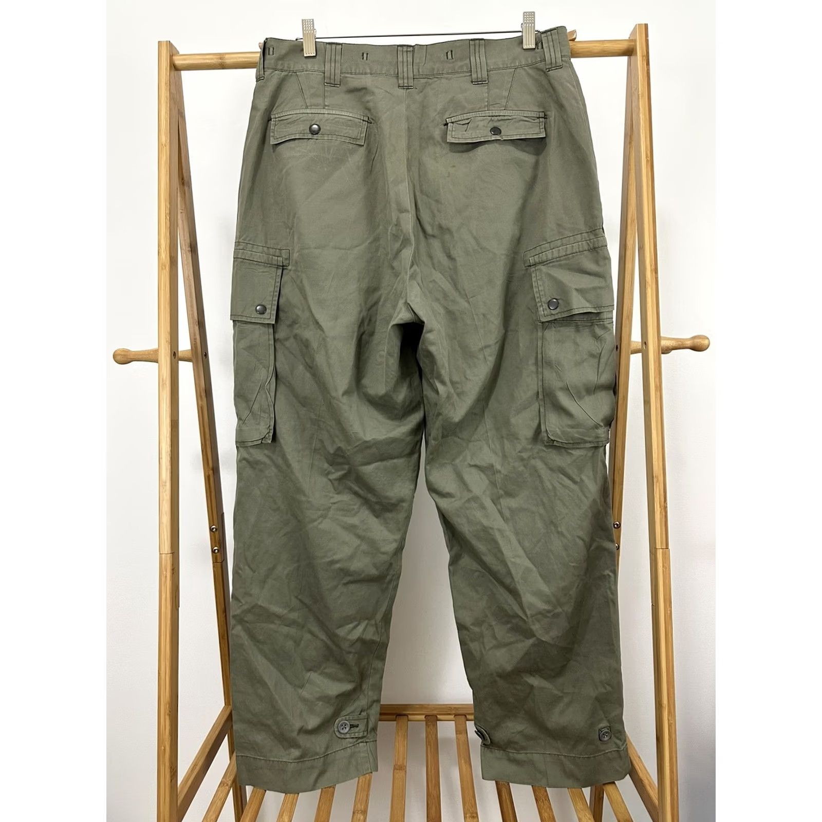 Polo Ralph Lauren VINTAGE Polo Ralph Lauren Military Field Cargo Pants 34x30 Cotton Big Pockets Green Mens Size US S / EU 44-46 / 1 - 2 Thumbnail