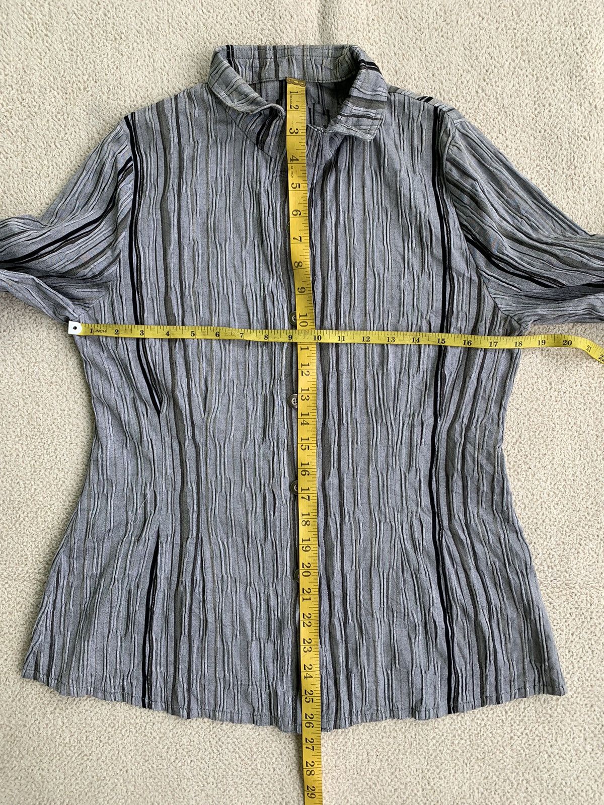 Issey Miyake × Japanese Brand × Vintage Vtg Luciano feretti 3D pattern pleated Style Size M / US 6-8 / IT 42-44 - 10 Thumbnail