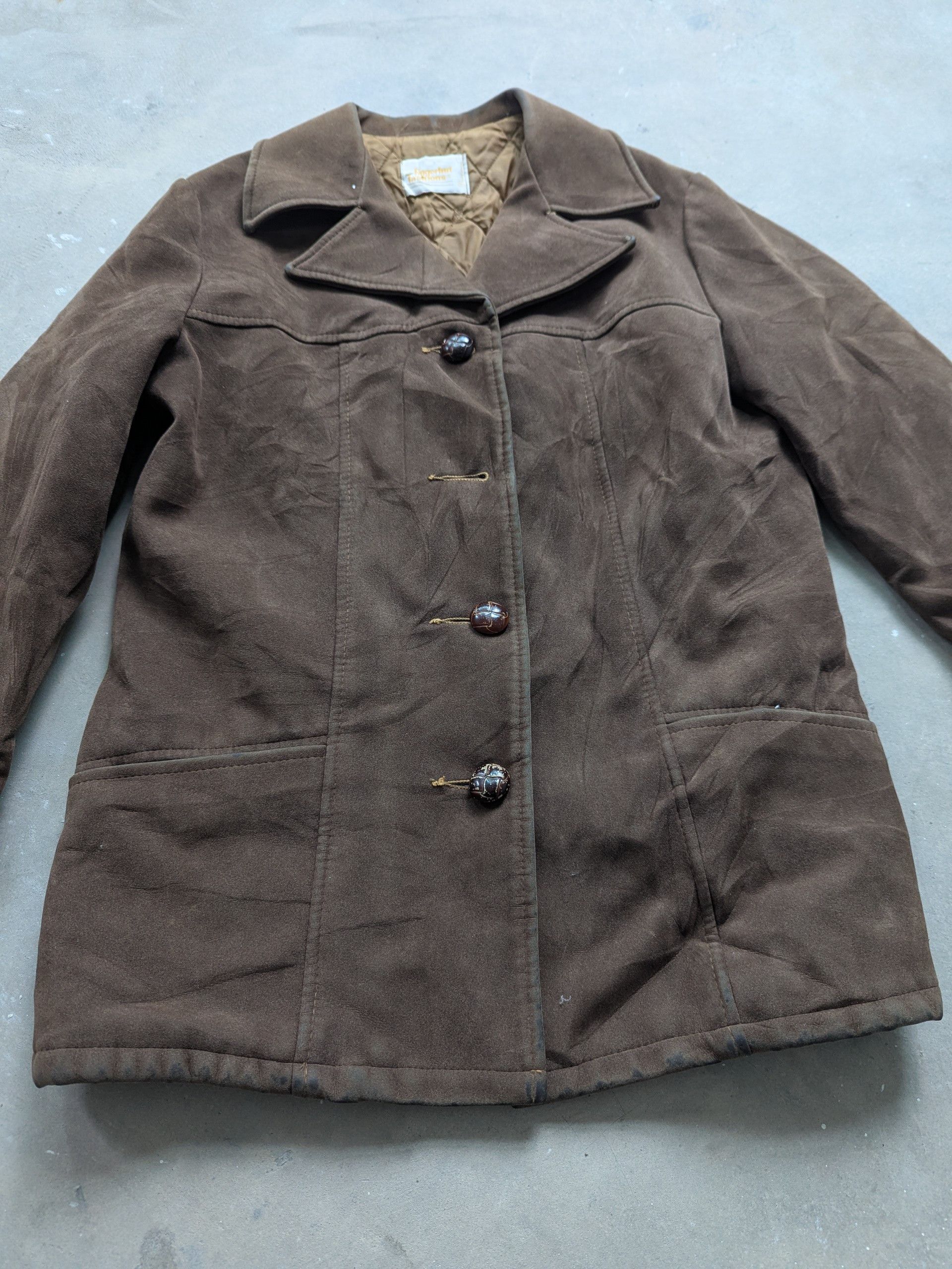 Vintage Vintage 1990s Suede Leather Jacket Fingerhut Fashion Size US M / EU 48-50 / 2 - 6 Thumbnail
