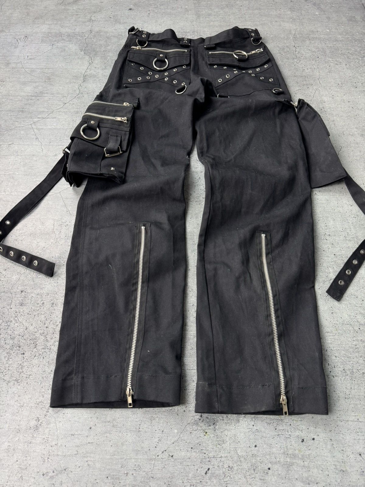 Vintage Queen of Darkness Gothic Cargo Pants Size 30 Size US 30 / EU 46 - 2 Thumbnail