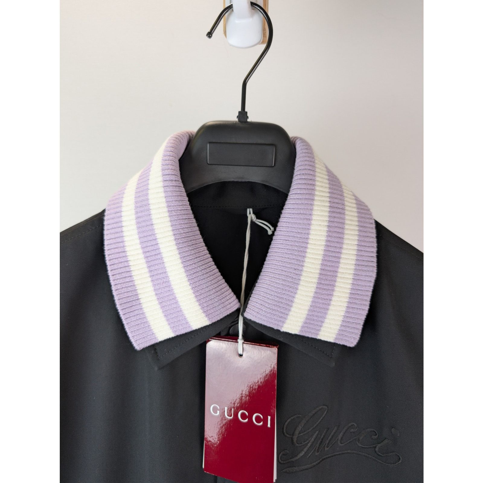 Gucci o1rshd1 Logo-Embroidered Twill Blouson Jacket in Black Size US M / EU 48-50 / 2 - 8 Thumbnail