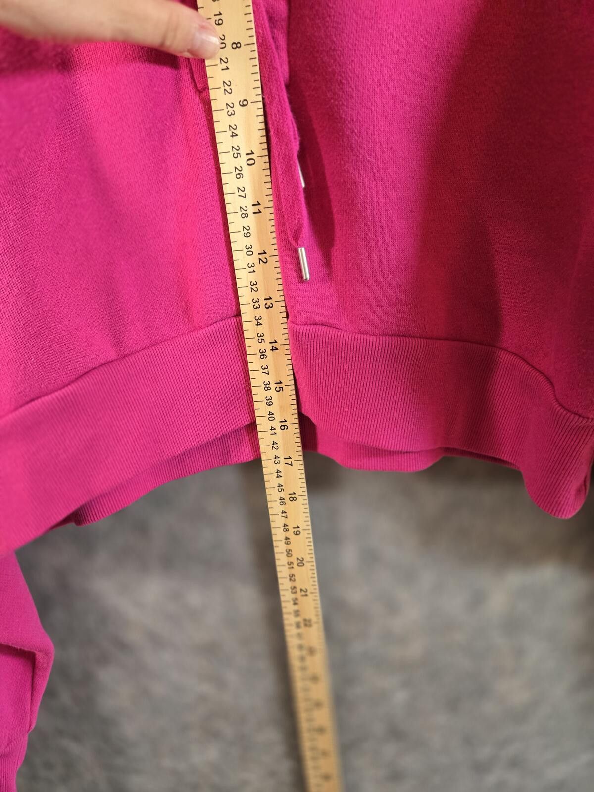 Other Victoria's Secret Magenta Lace-Up Cropped Sweatshirt M Size M / US 6-8 / IT 42-44 - 3 Thumbnail
