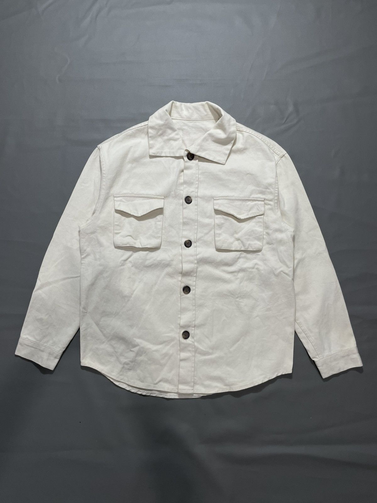 Yohji Yamamoto Undefined Brand Casual Worker Button Shirt issey style Size US M / EU 48-50 / 2 - 1 Thumbnail