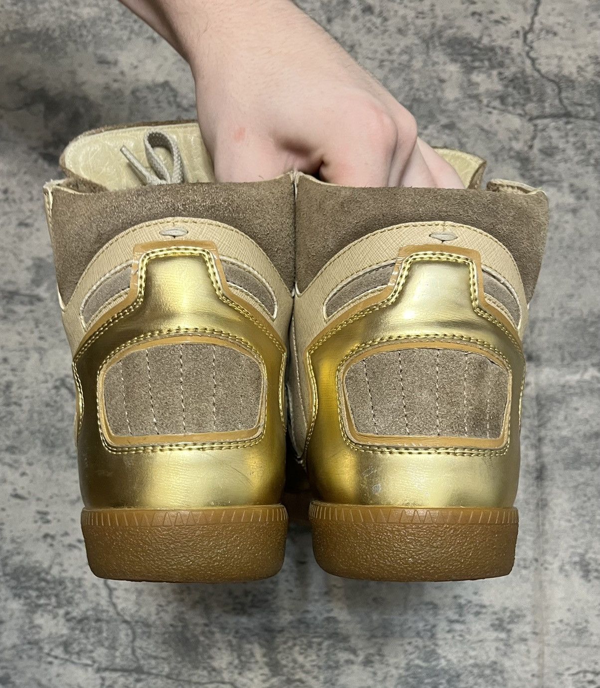 Maison Margiela Maison Margiela Gats High Top Sneakers Size US 6 / EU 39 - 6 Thumbnail