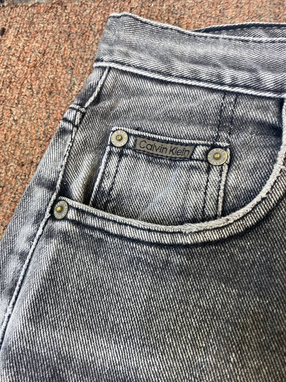 vintage calvin klein distressed denim made in usa