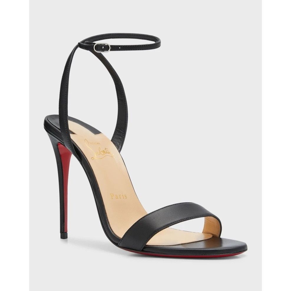 Christian Louboutin Christian Louboutin Loubigirl Ankle-Strap Red Sole Sandals Size US 7 / IT 37 - 8 Thumbnail