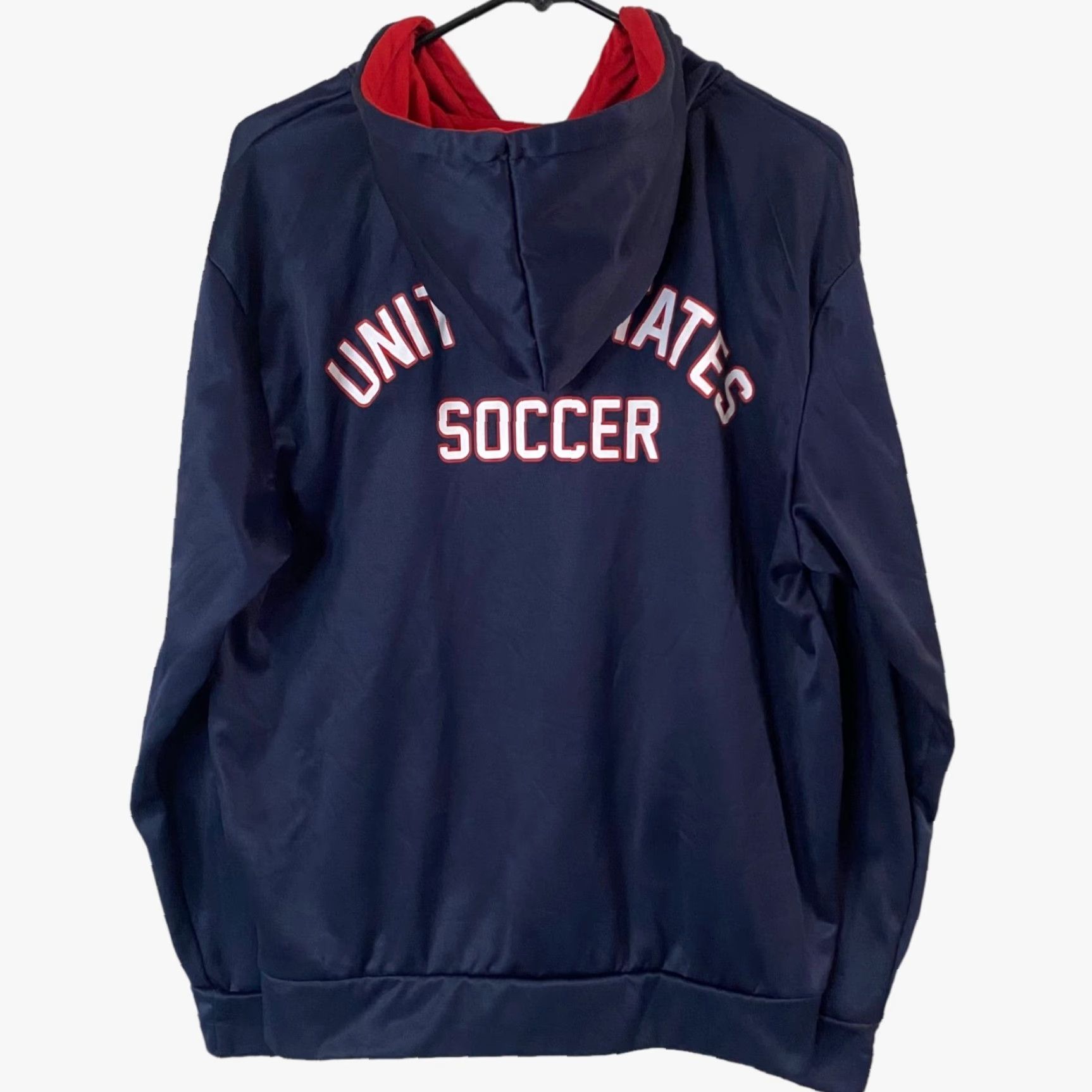 Vintage U.S. Soccer Hoodie Sideline Full-Zip Navy Blue Men's Small Long-Sleeve Pullover Mens Size US S / EU 44-46 / 1 - 3 Thumbnail