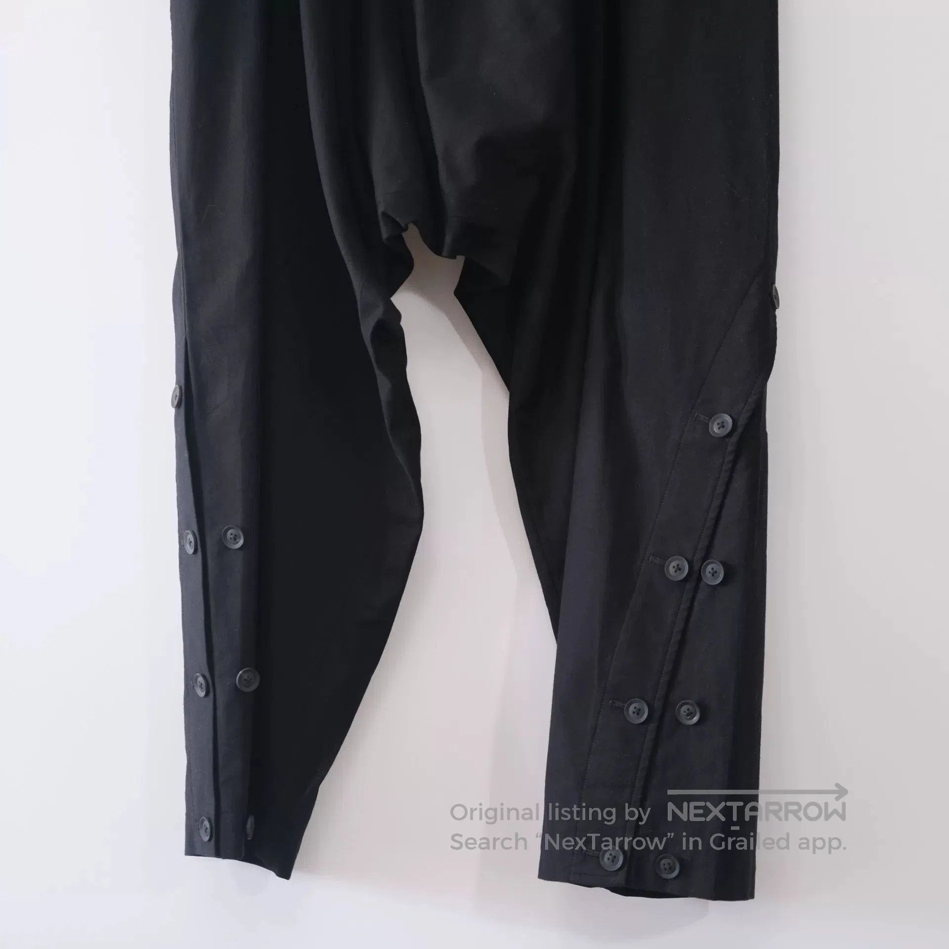 Yohji Yamamoto Yohji Yamamoto Deconstructed Button Pants. Size US 28 / EU 44 - 3 Thumbnail