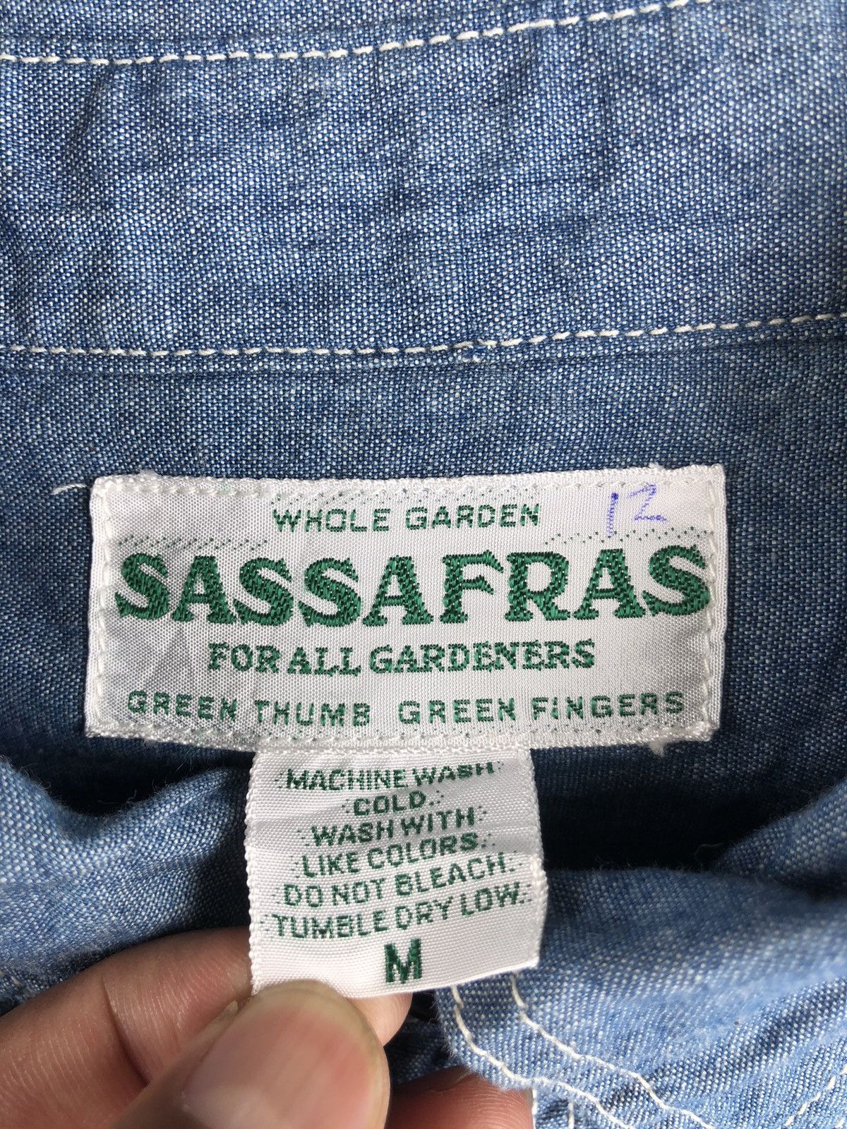 Sassafras Japanese Sassafras Diggin Shirt Denim Size US M / EU 48-50 / 2 - 20 Thumbnail