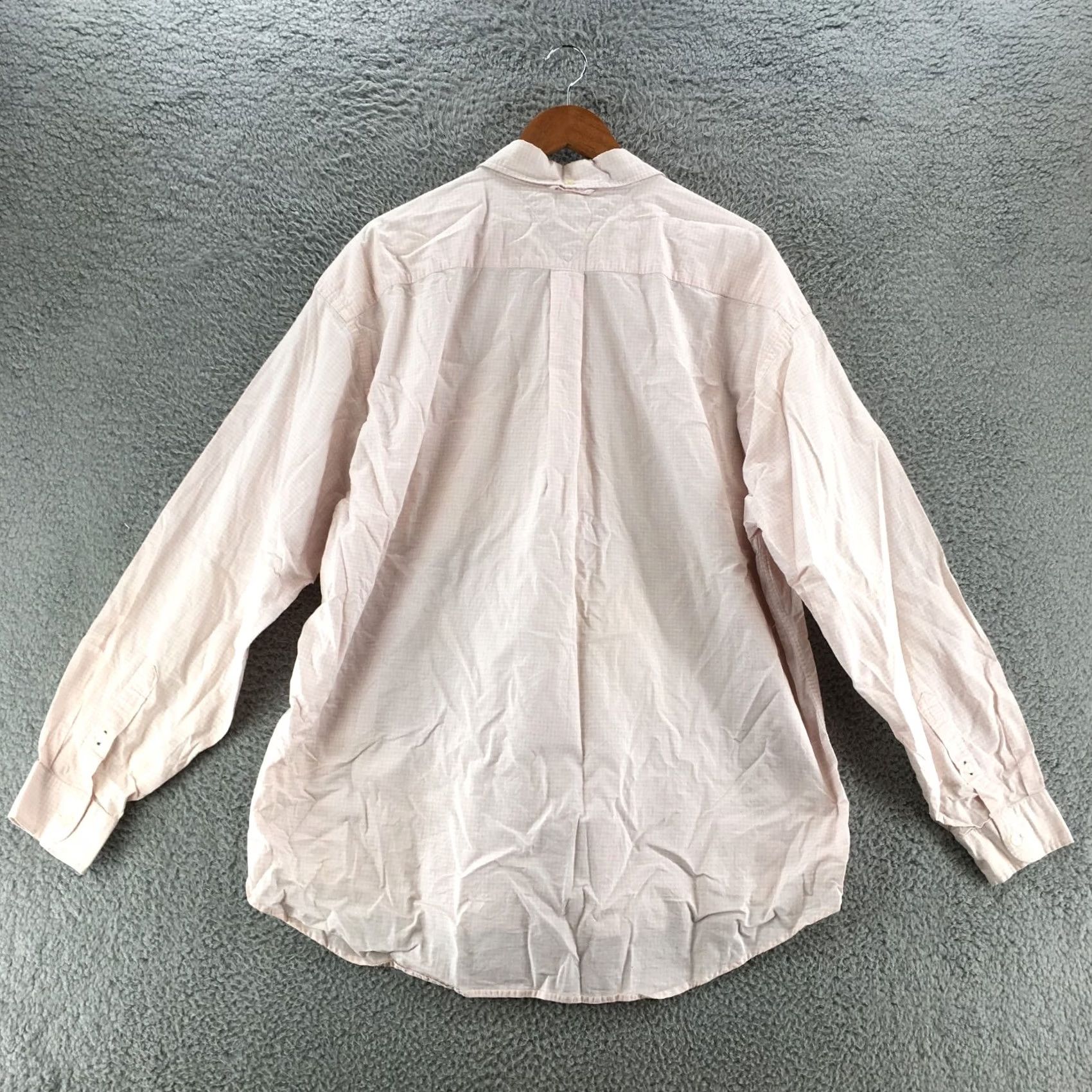 Tommy Hilfiger Tommy Hilfiger Shirt Mens Xxl Pink Cotton Long Sleeve Gingham Collar Button Down Size US XXL / EU 58 / 5 - 7 Thumbnail