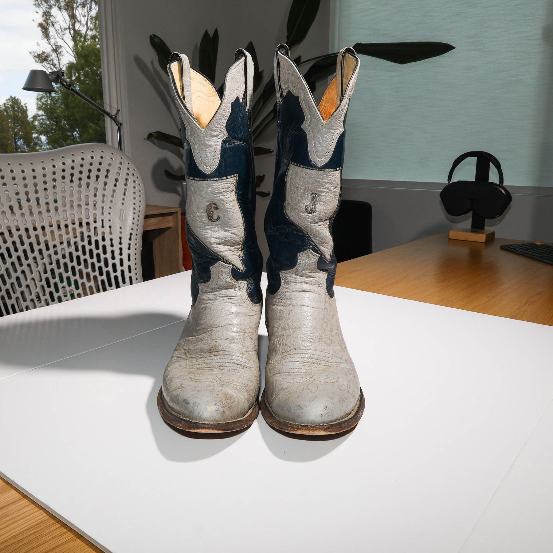 Vintage Vintage 70's Justin Leather Custom Western Cowboy Boots USA Size US 9 / EU 42 - 8 Thumbnail