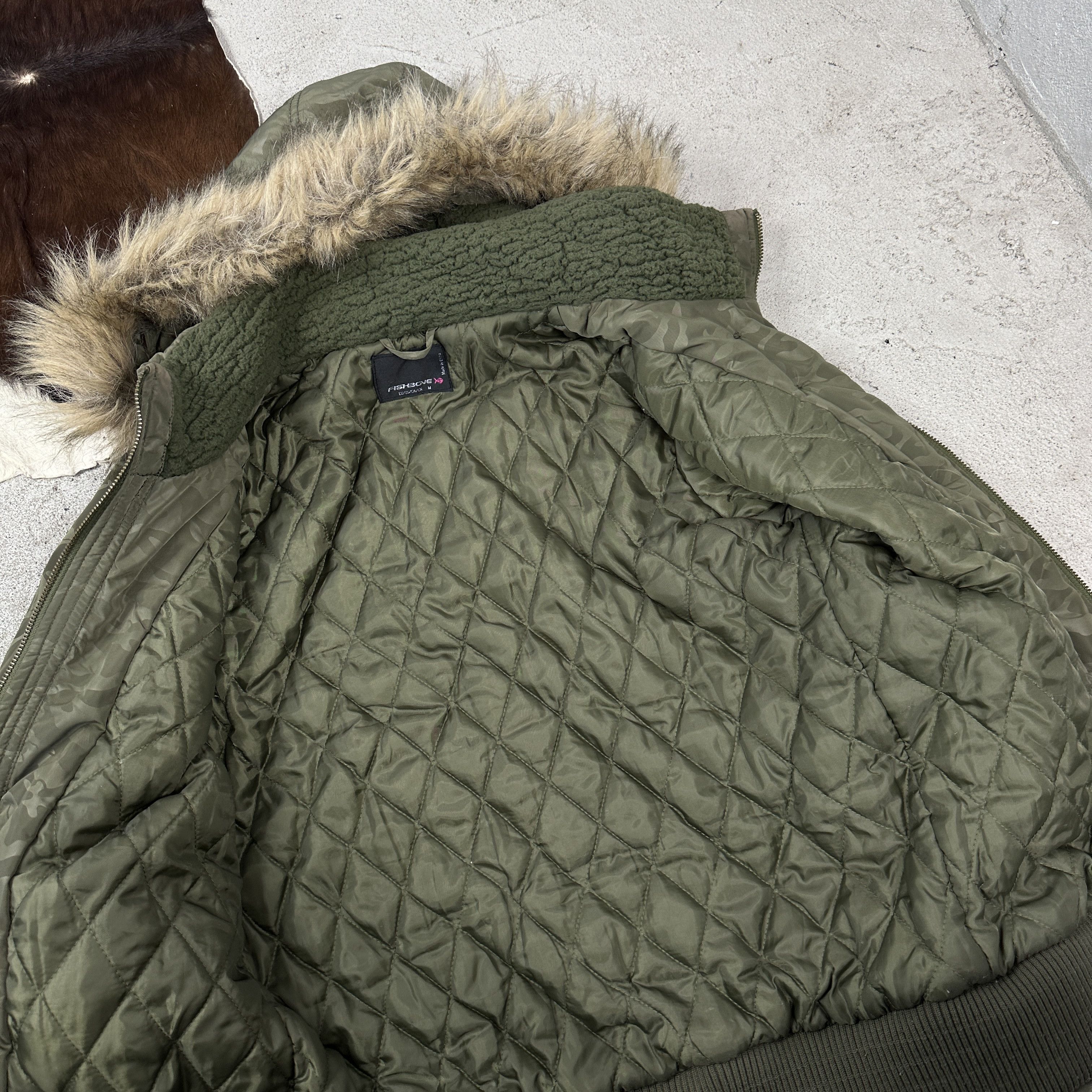 Vintage Vintage Y2K Bomber Camo Jacket Size M / US 6-8 / IT 42-44 - 4 Thumbnail