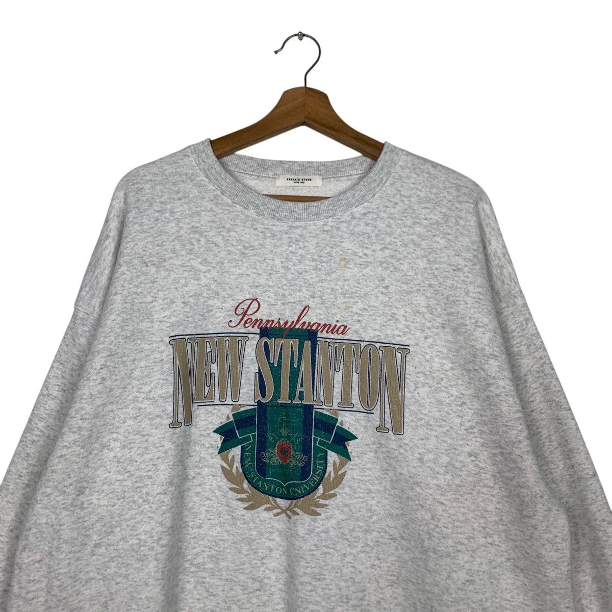 Japanese Brand NEW STANTON UNIVERSITY Crewneck Sweatshirt #2844-C128 Size US L / EU 52-54 / 3 - 2 Thumbnail