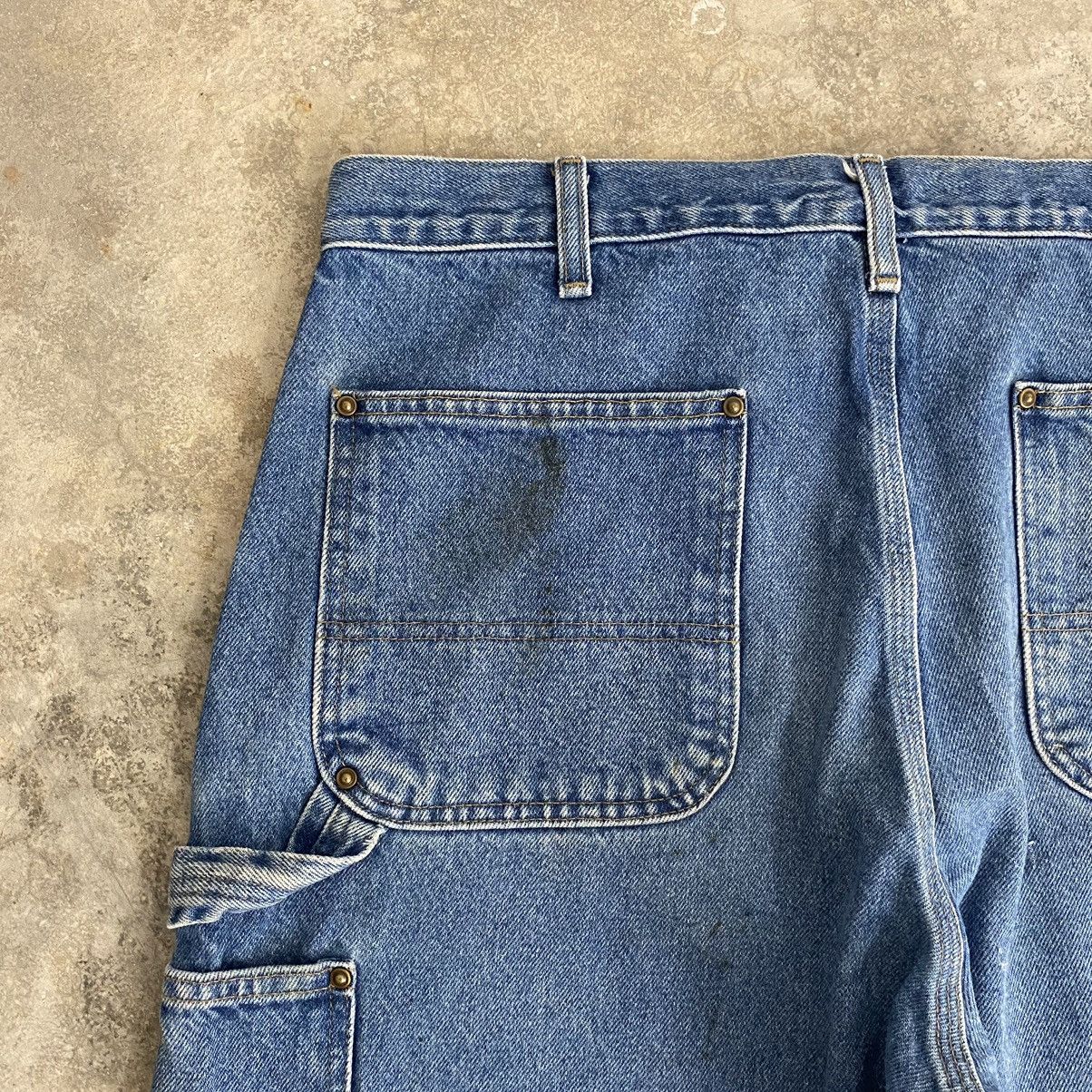 Carhartt VTG Carhartt Double Knee Blue Carpenter Denim Jeans Size US 35 - 20 Thumbnail