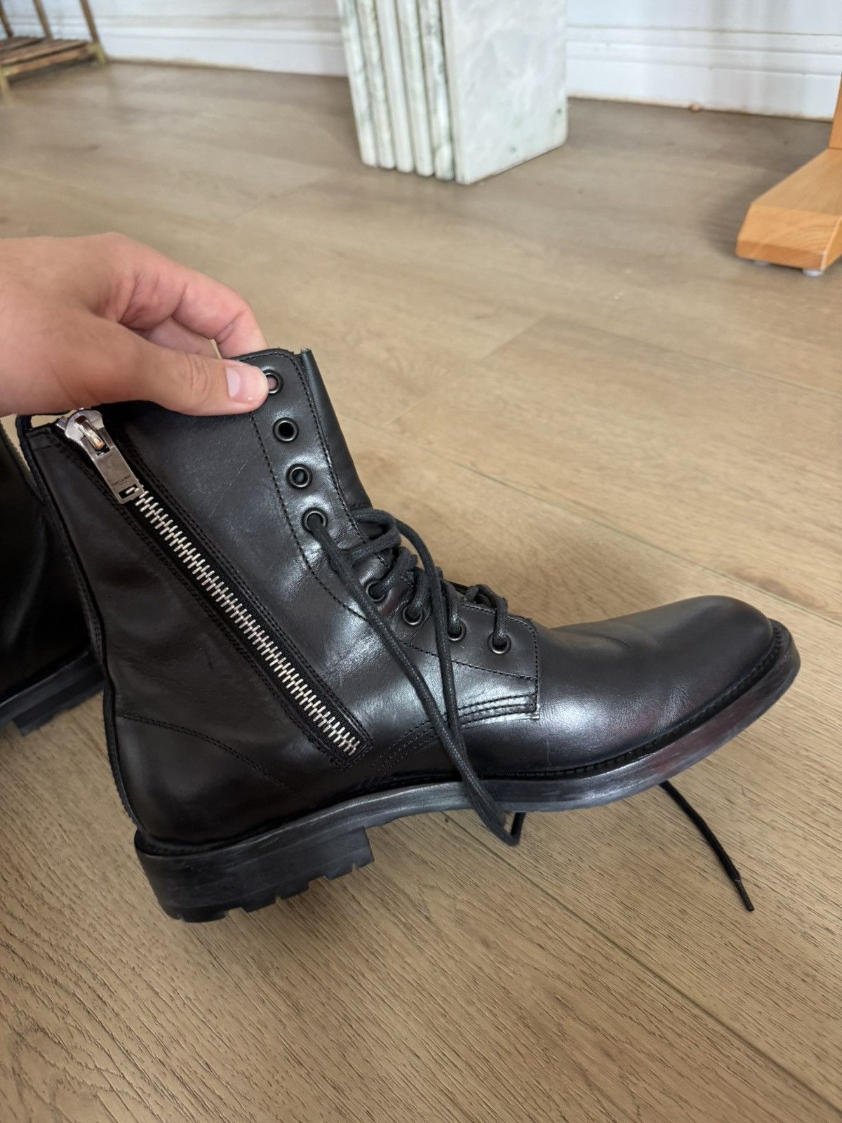 Saint Laurent Paris FW15 Double Zip Rangers Boots Size US 10 / EU 43 - 3 Thumbnail