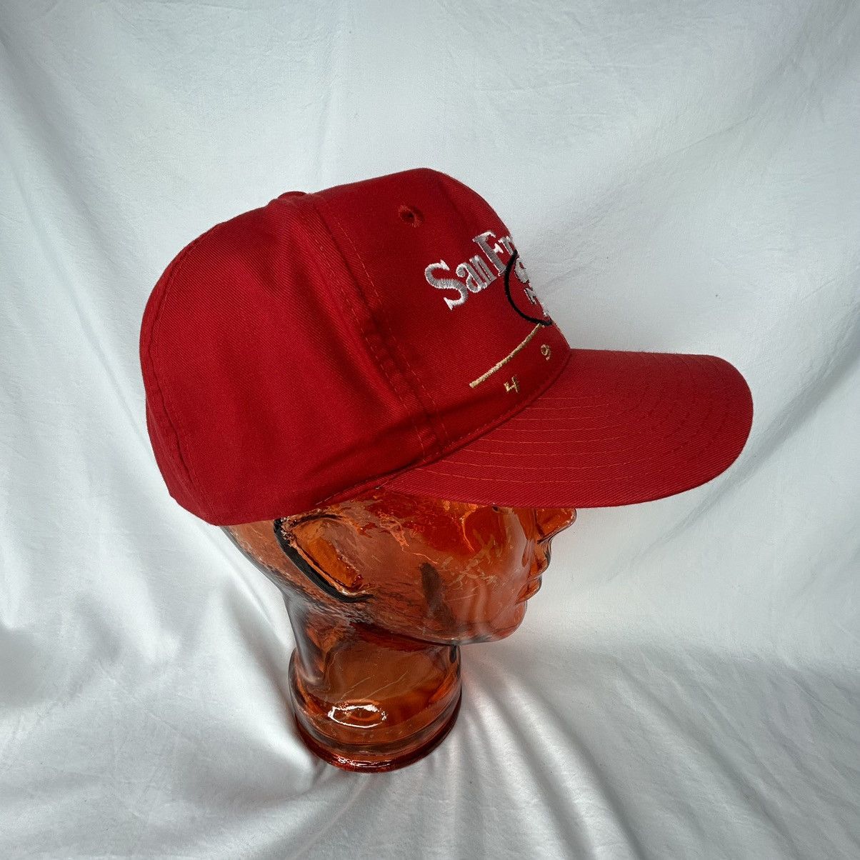 Vintage Vintage 90’s San Francisco 49ers NFL Red SnapBack Hat Size ONE SIZE - 2 Thumbnail