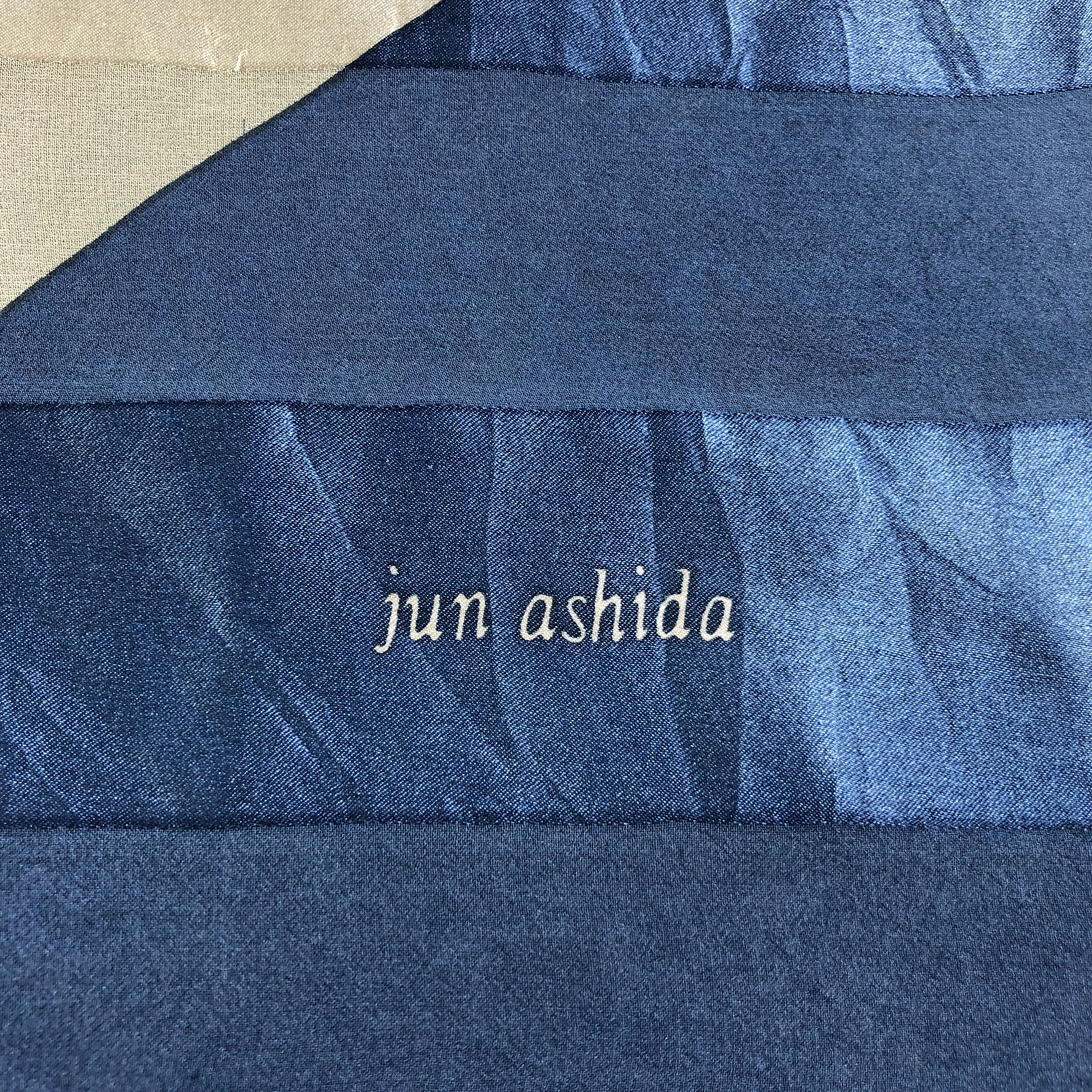 Japanese Brand Jun Ashida Hand Rolled Silk Scarf M824 Size ONE SIZE - 3 Thumbnail