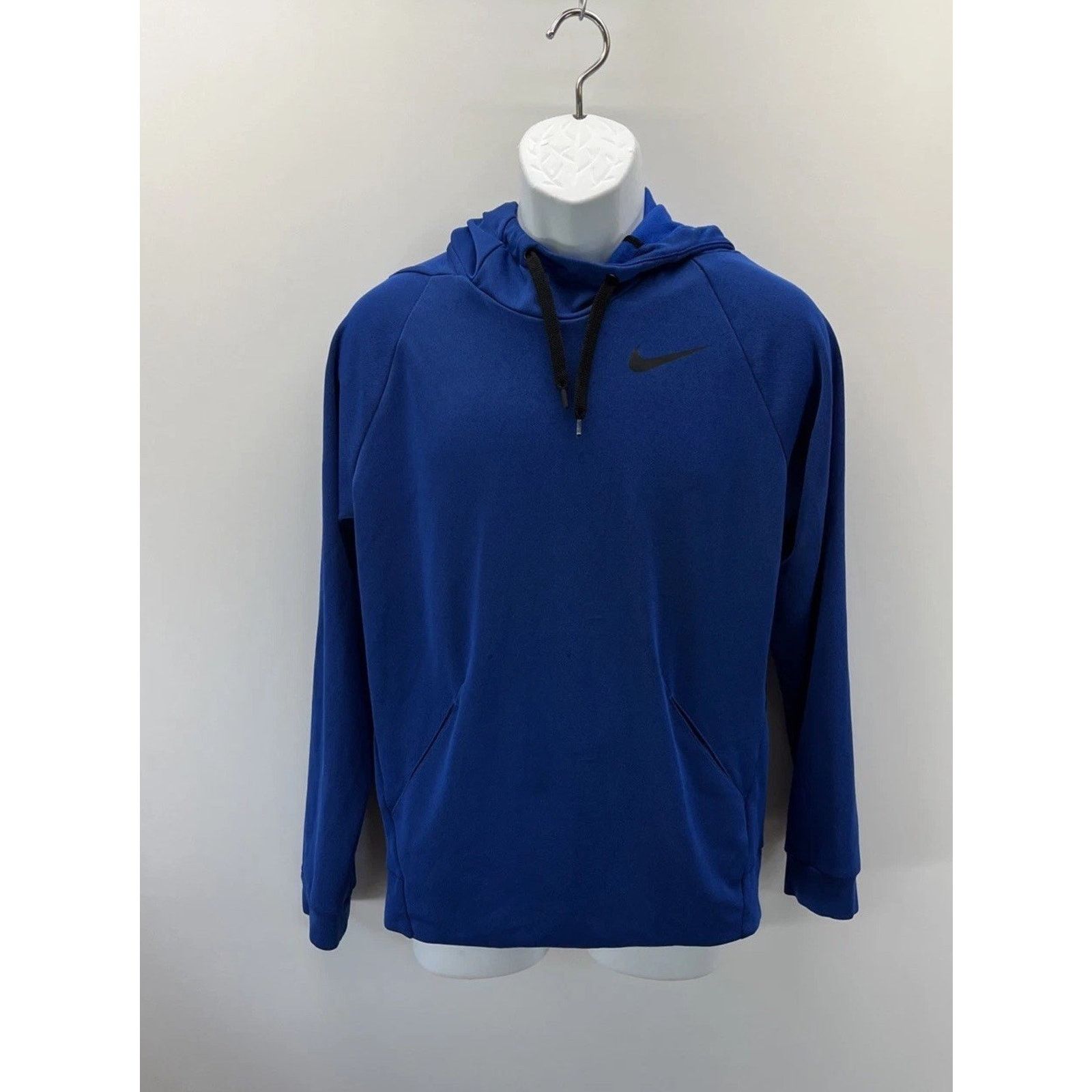 Nike Nike Hoodie Mens Small Blue Pullover Fleece Swoosh Size US S / EU 44-46 / 1 - 1 Thumbnail