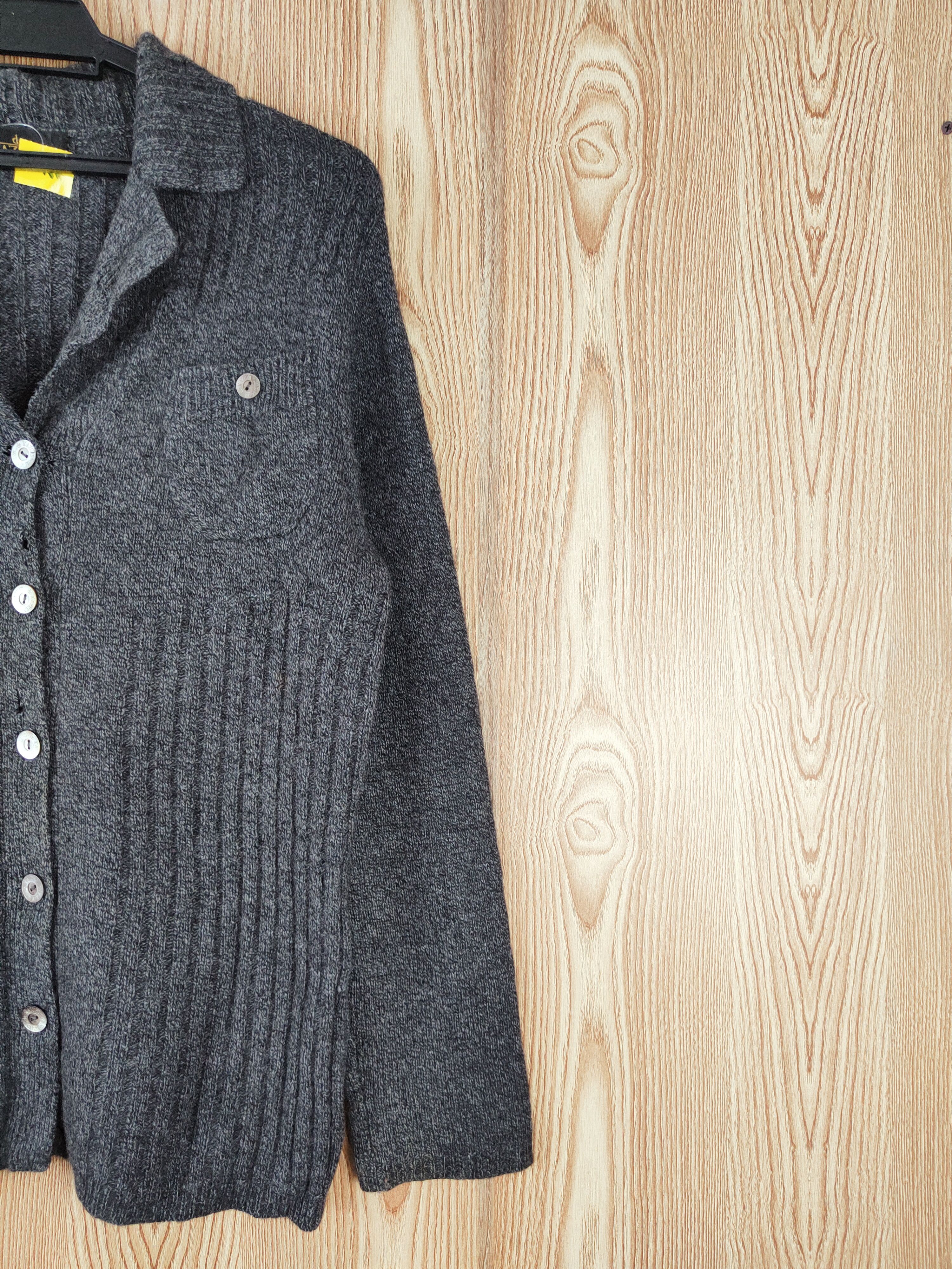Homespun Knitwear × Japanese Brand × Vintage De Kazuko Black ripped Knitwear Cardigan #W045 Size US M / EU 48-50 / 2 - 8 Thumbnail