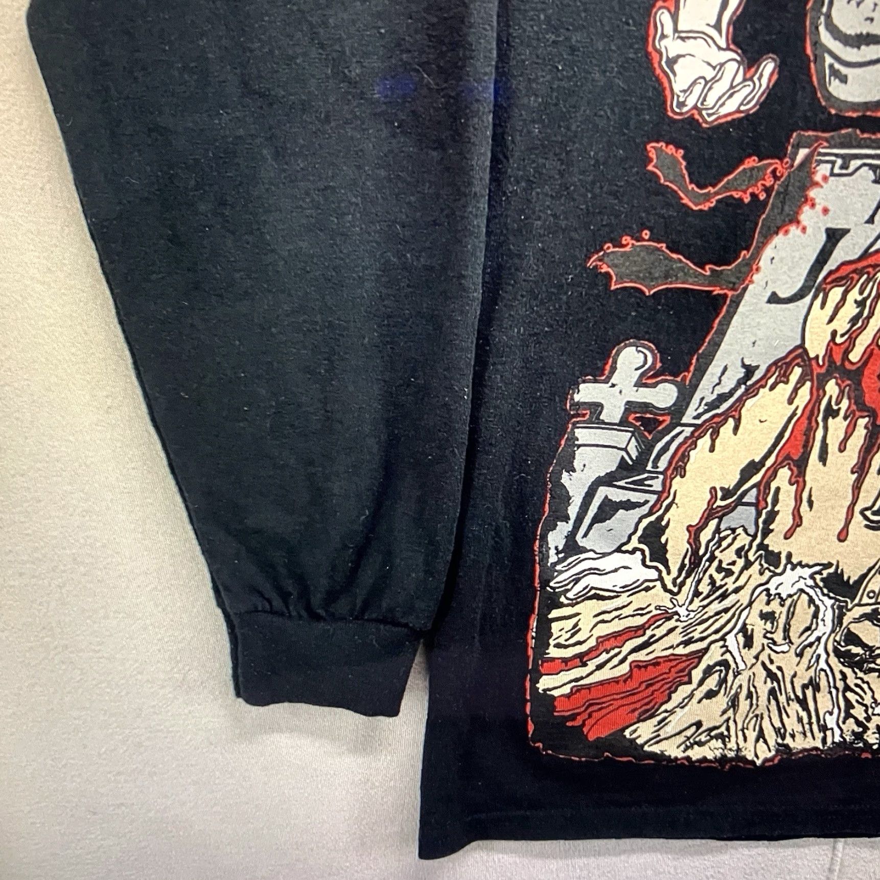 Vintage VINTAGE Friday the 13th T-Shirt Unisex Adults Small Long Sleeve Graphic Jason Horror Movie Retro 80s Size US S / EU 44-46 / 1 - 5 Thumbnail