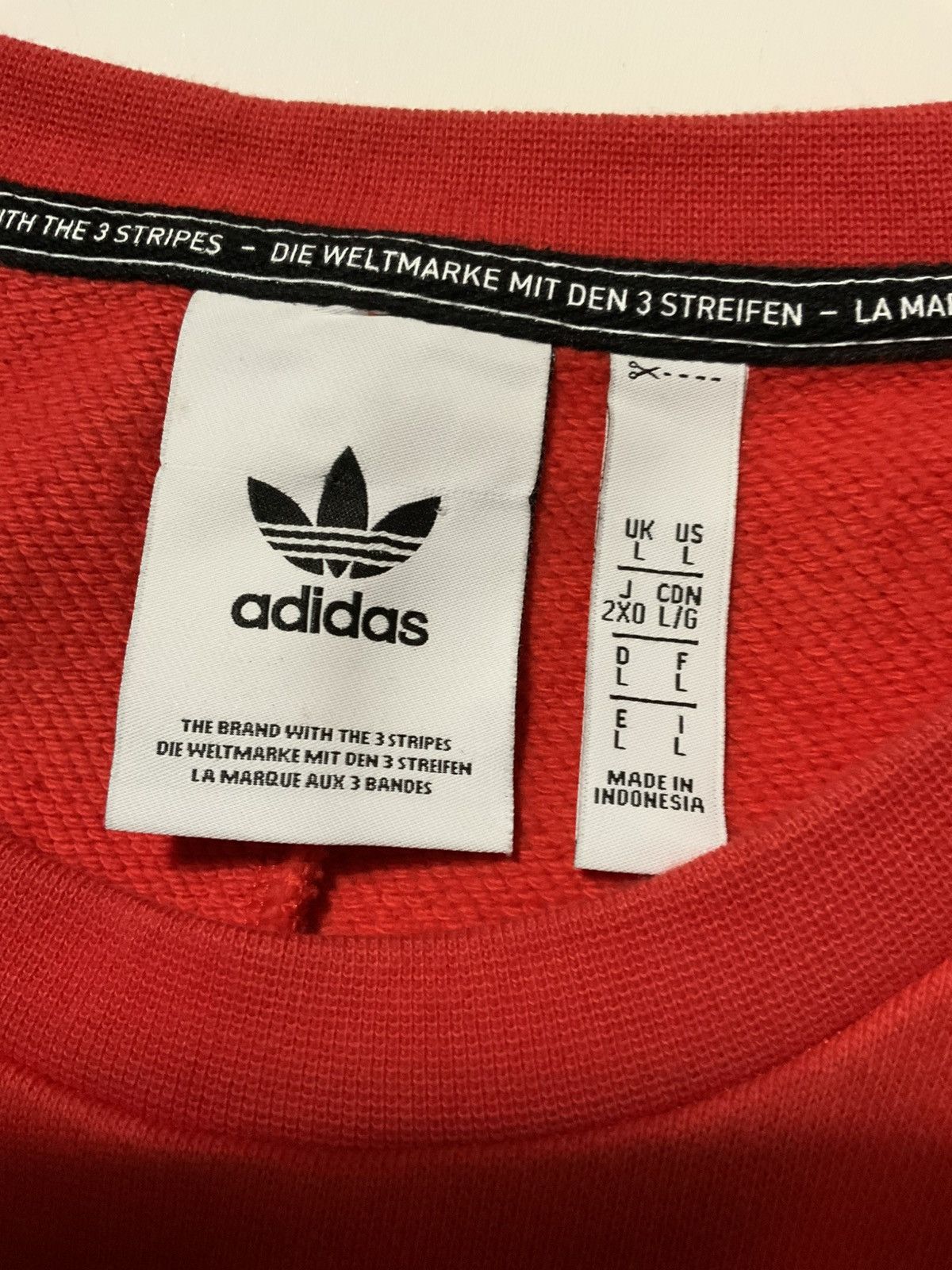 Adidas $125 Adidas Originals NMD Trefoil Red Pullover Sweatshirt Size US L / EU 52-54 / 3 - 7 Thumbnail