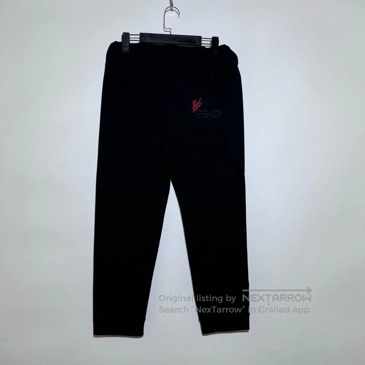 Fendi Fendi Karl Lagerfeld Logo Tape Track Pants. Size US 26 / EU 42 - 3 Thumbnail