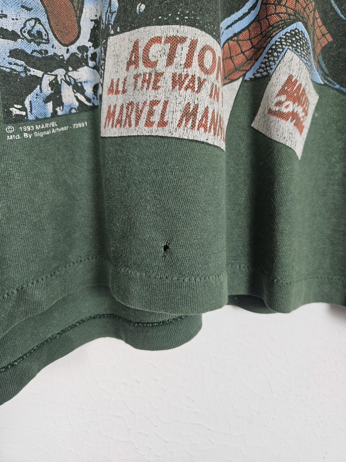 Vintage Vintage Amazing Spiderman Marvel Comic 90s Shirt Size US L / EU 52-54 / 3 - 11 Thumbnail