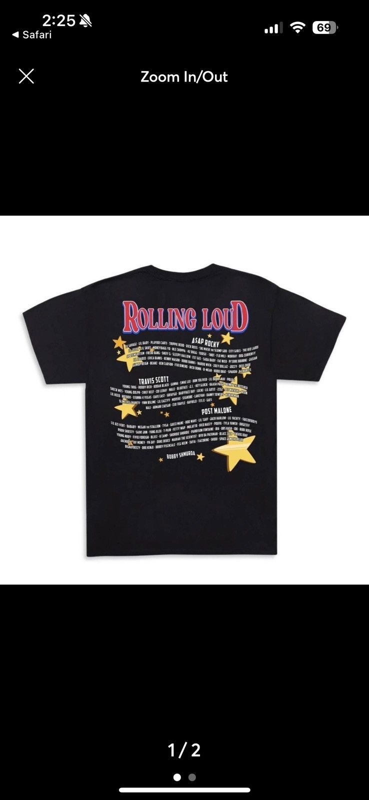 Revenge Revenge x Rolling Loud Miami T-shirt Size US XL / EU 56 / 4 - 4 Thumbnail