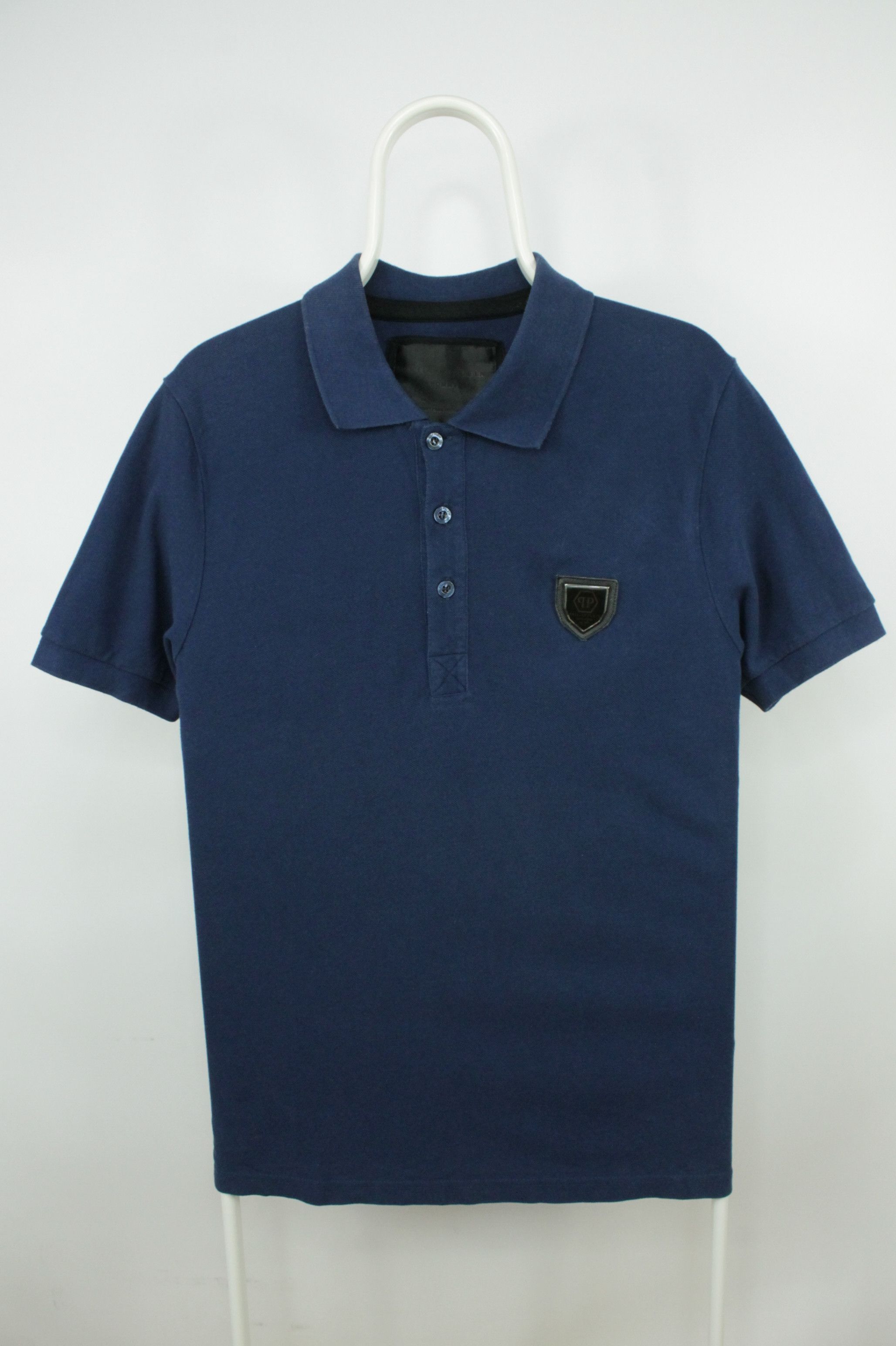 Philipp Plein SS15 Philipp Plein James Dean Slim Fit Navy Polo Shirt Size US XL / EU 56 / 4 - 2 Thumbnail