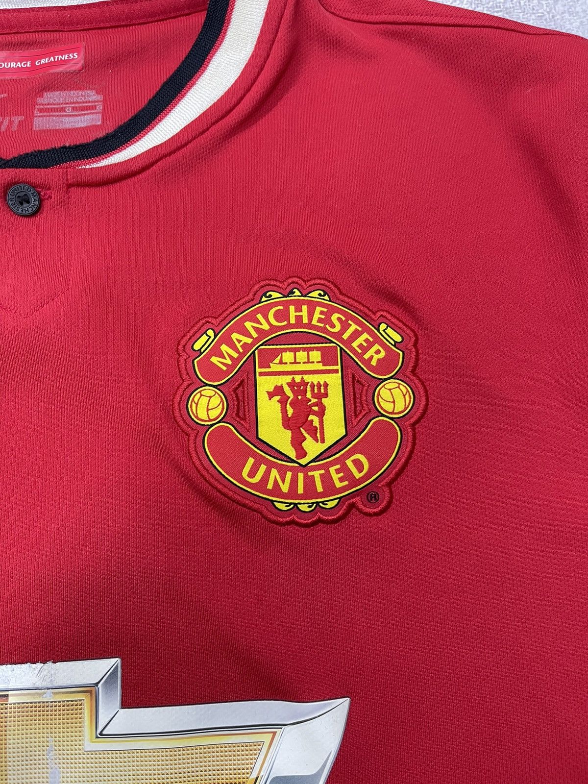 Nike Mens Nike Manchester United Jersey 2014 Red Football Soccer Size US L / EU 52-54 / 3 - 6 Thumbnail