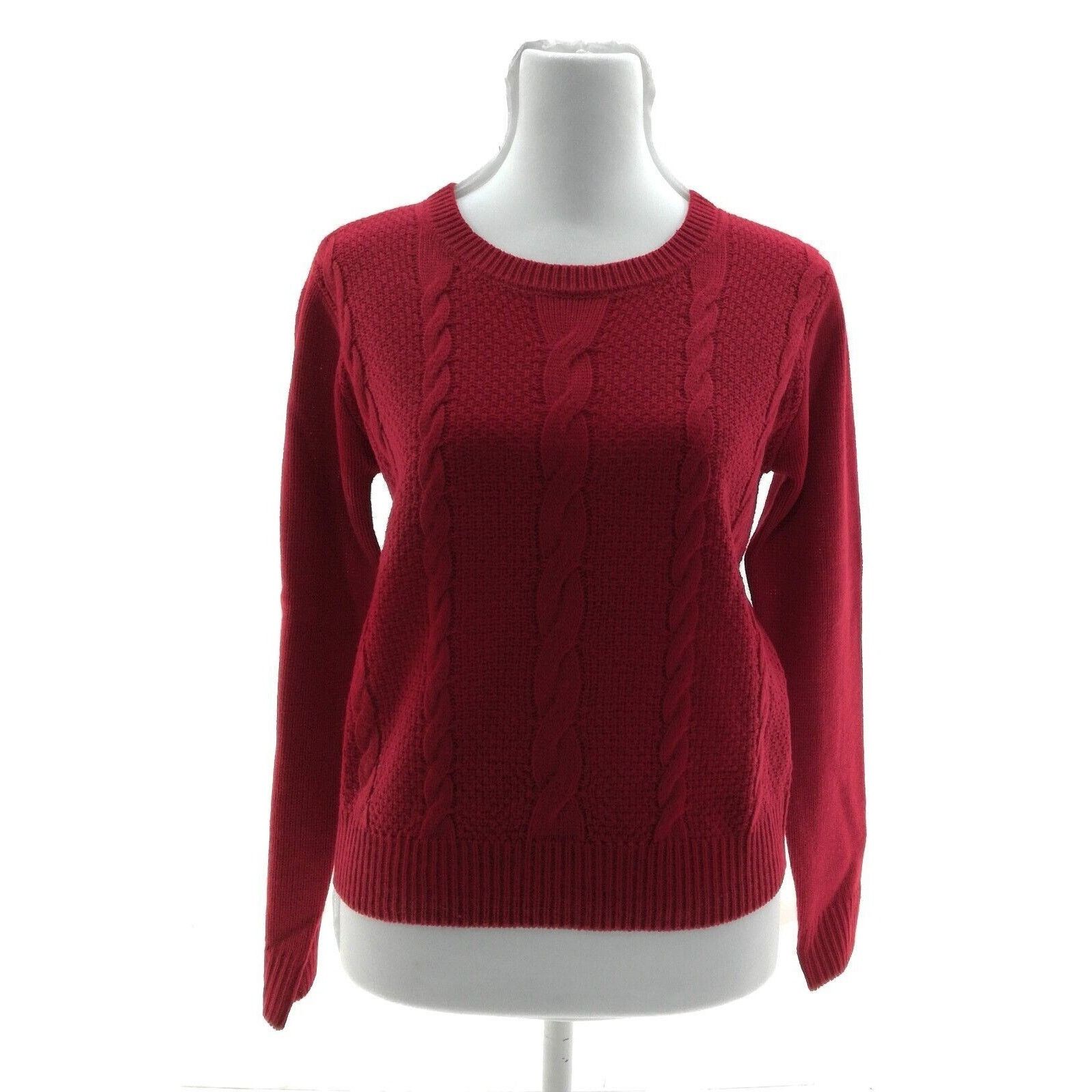 Other Love By Design Red Pullover Long Sleeve Sweater - Size XL Size XL / US 12-14 / IT 48-50 - 2 Thumbnail