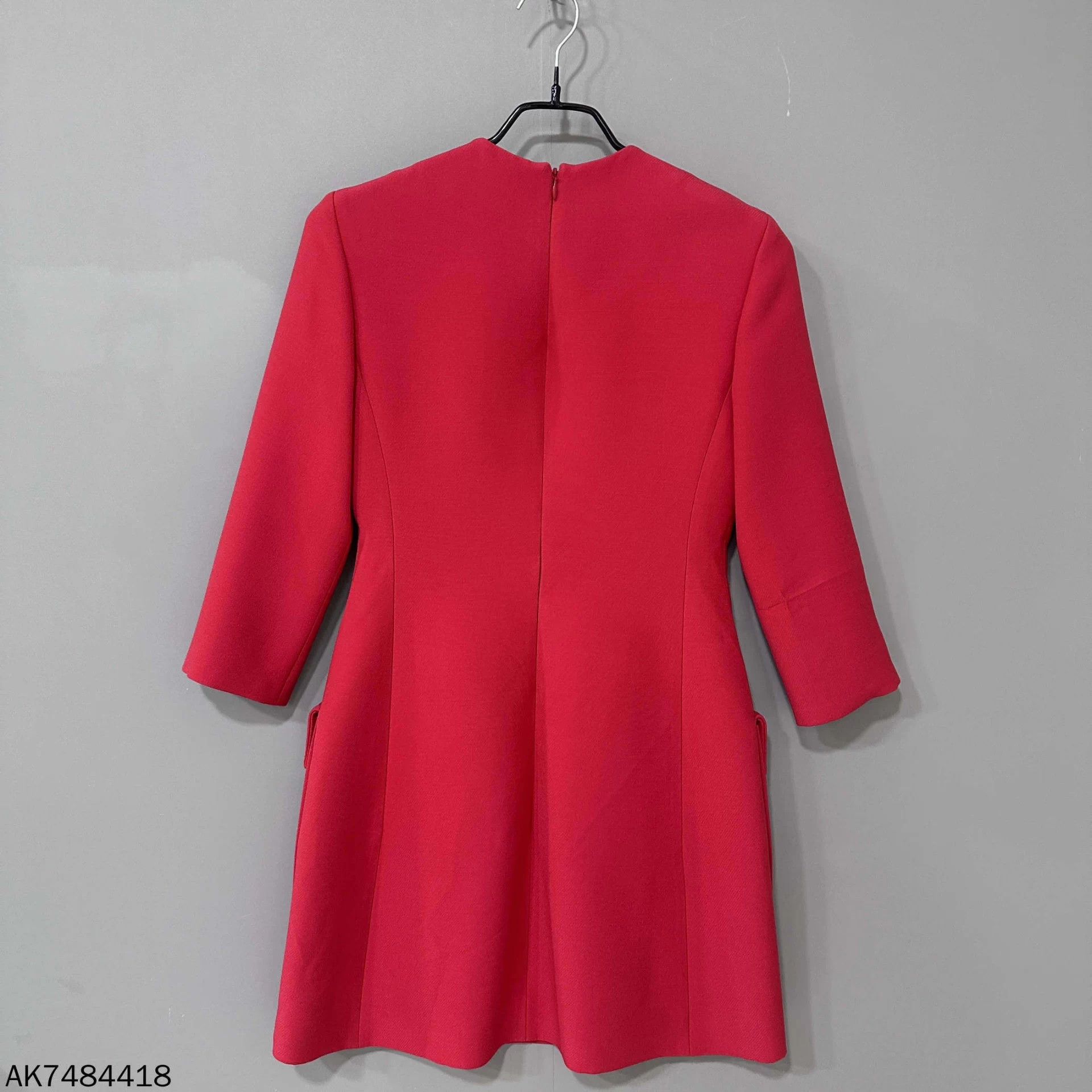 Dior Dior Red Waist-Cinched Dress FR 36 Size XS / US 0-2 / IT 36-38 - 3 Thumbnail
