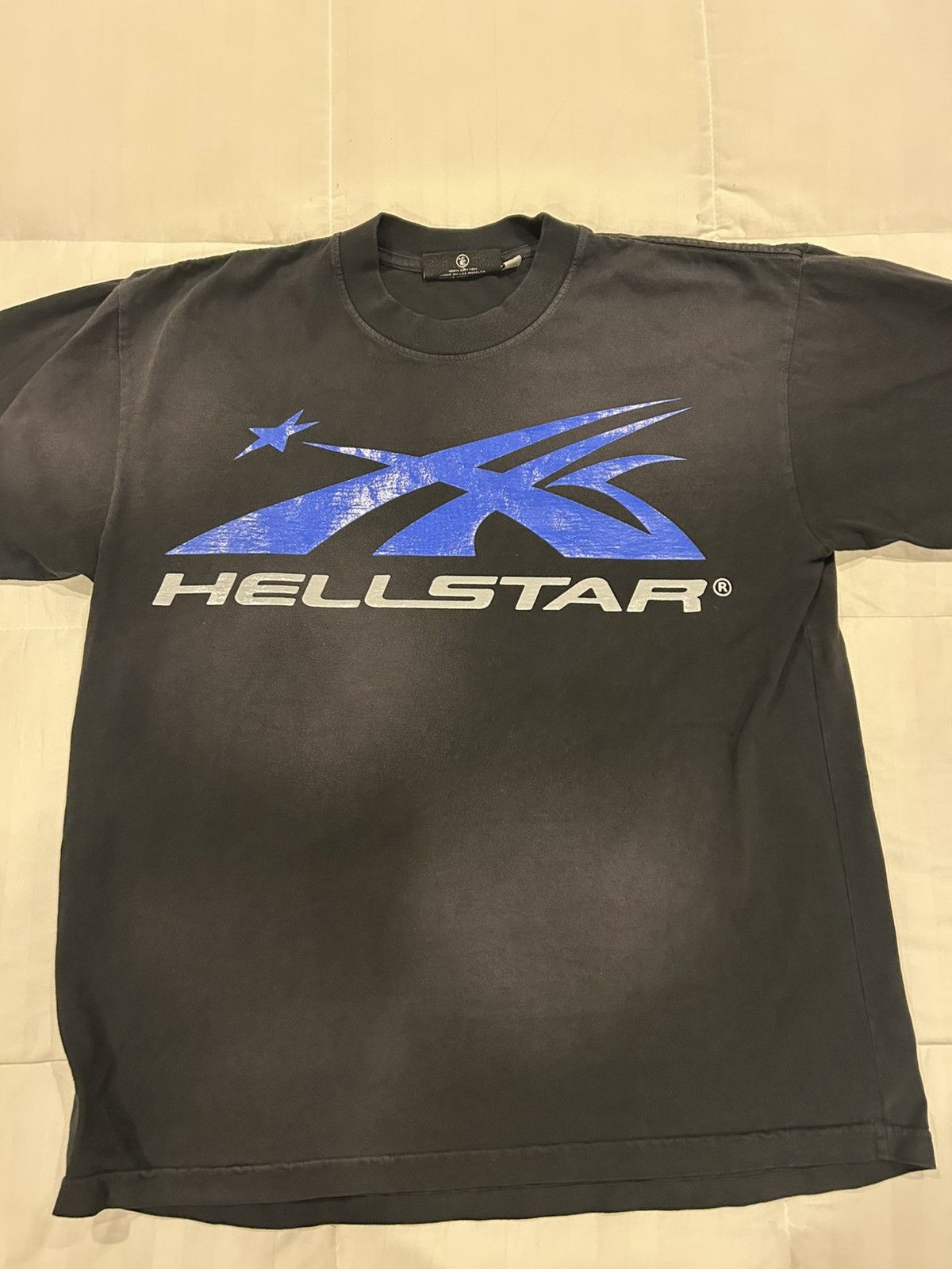 HELLSTAR GEL SPORT LOGO (Black/Blue) Size Medium