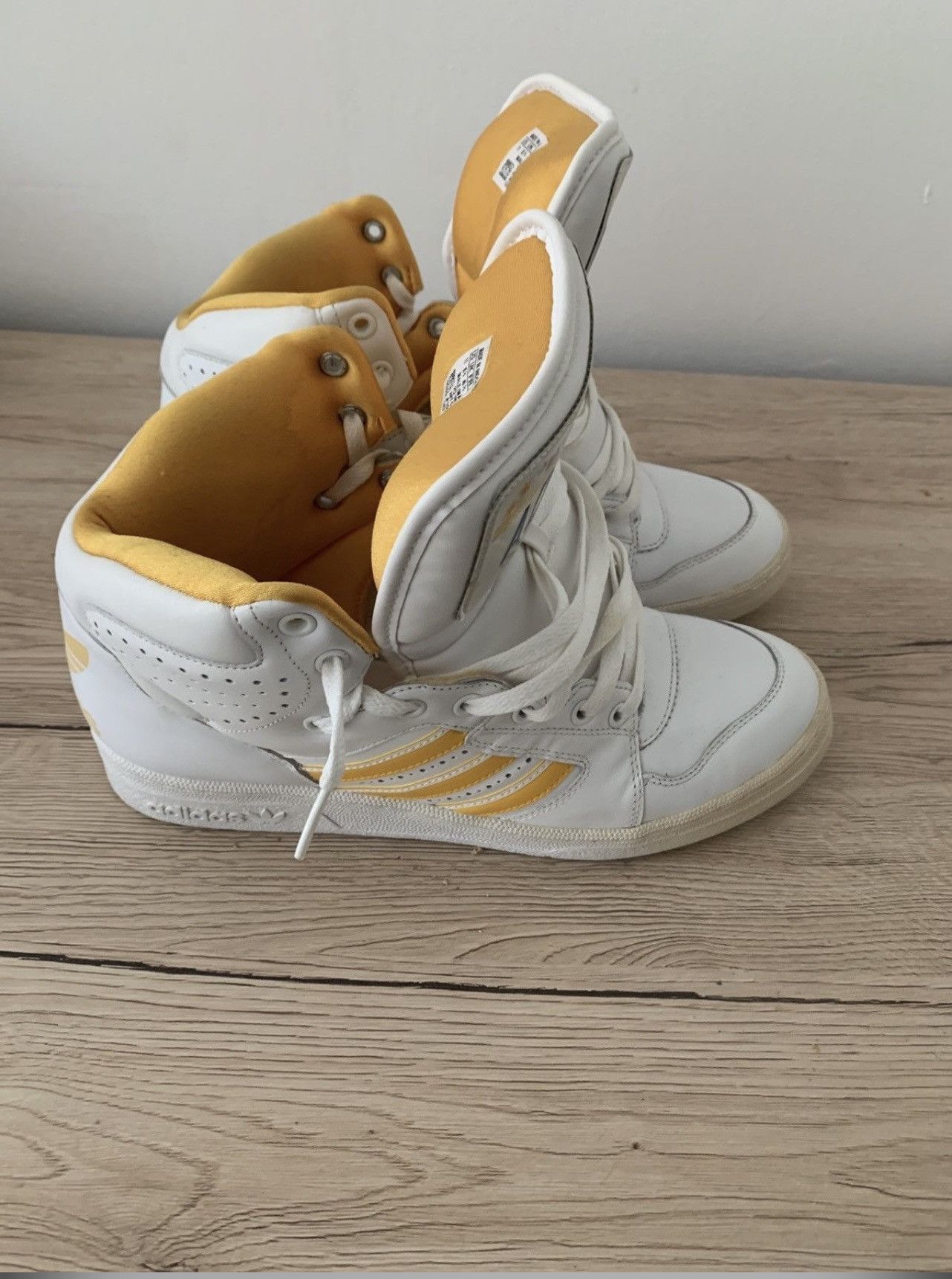Adidas × Jeremy Scott Jeremy Scott x Adidas license plate Size US 10.5 / EU 43-44 - 4 Thumbnail