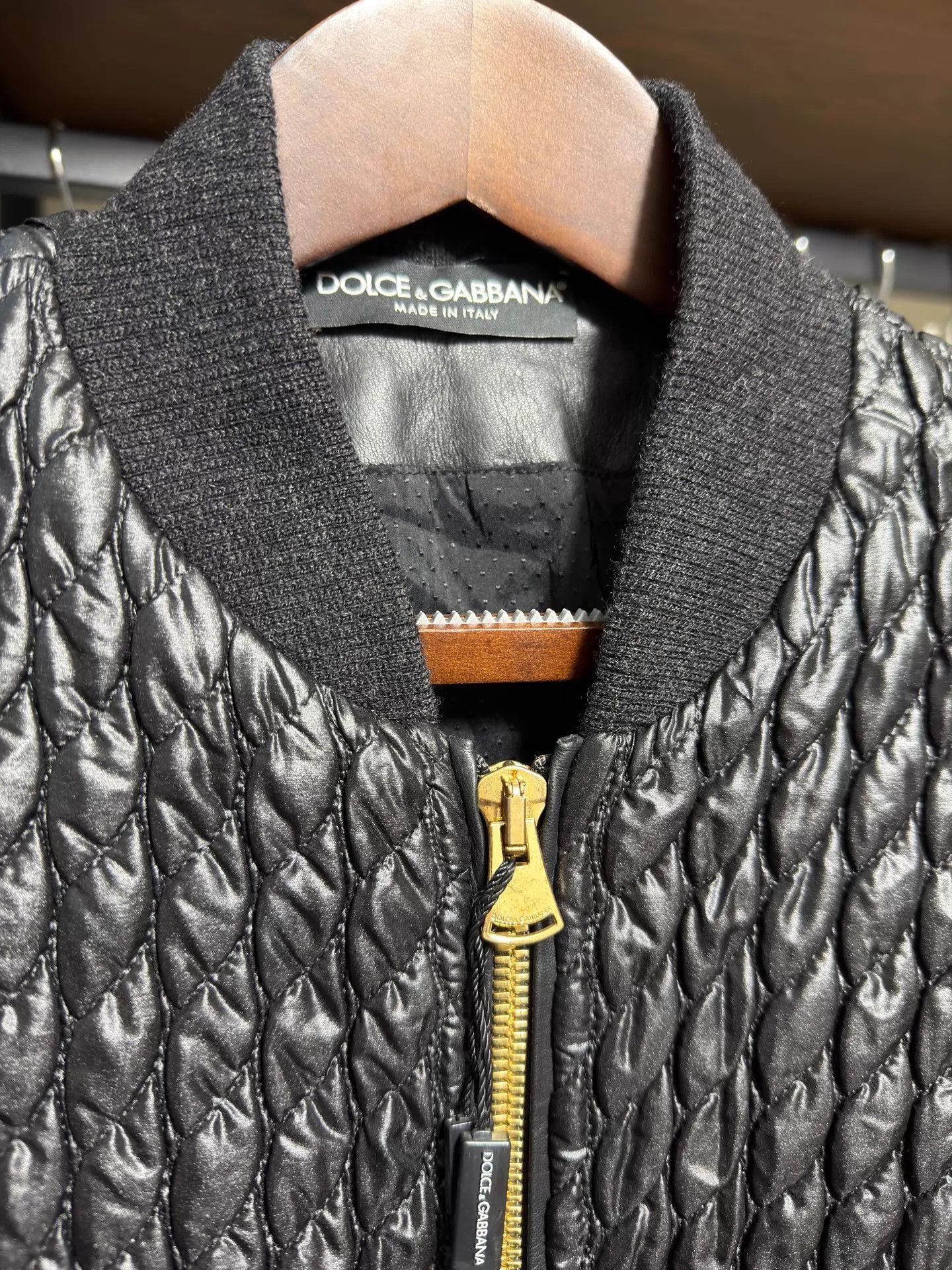 Dolce & Gabbana Black Quilted er Jacket Size M Size US XXS / EU 40 - 3 Thumbnail