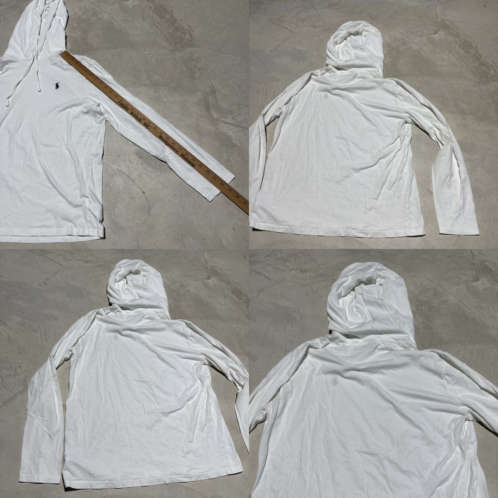 Polo Ralph Lauren **Polo Ralph Lauren Men Large White Full Zip Hoodie** User: **Polo Ralph Lauren Men Large White Full Zip Hoodie** Size US L / EU 52-54 / 3 - 8 Thumbnail